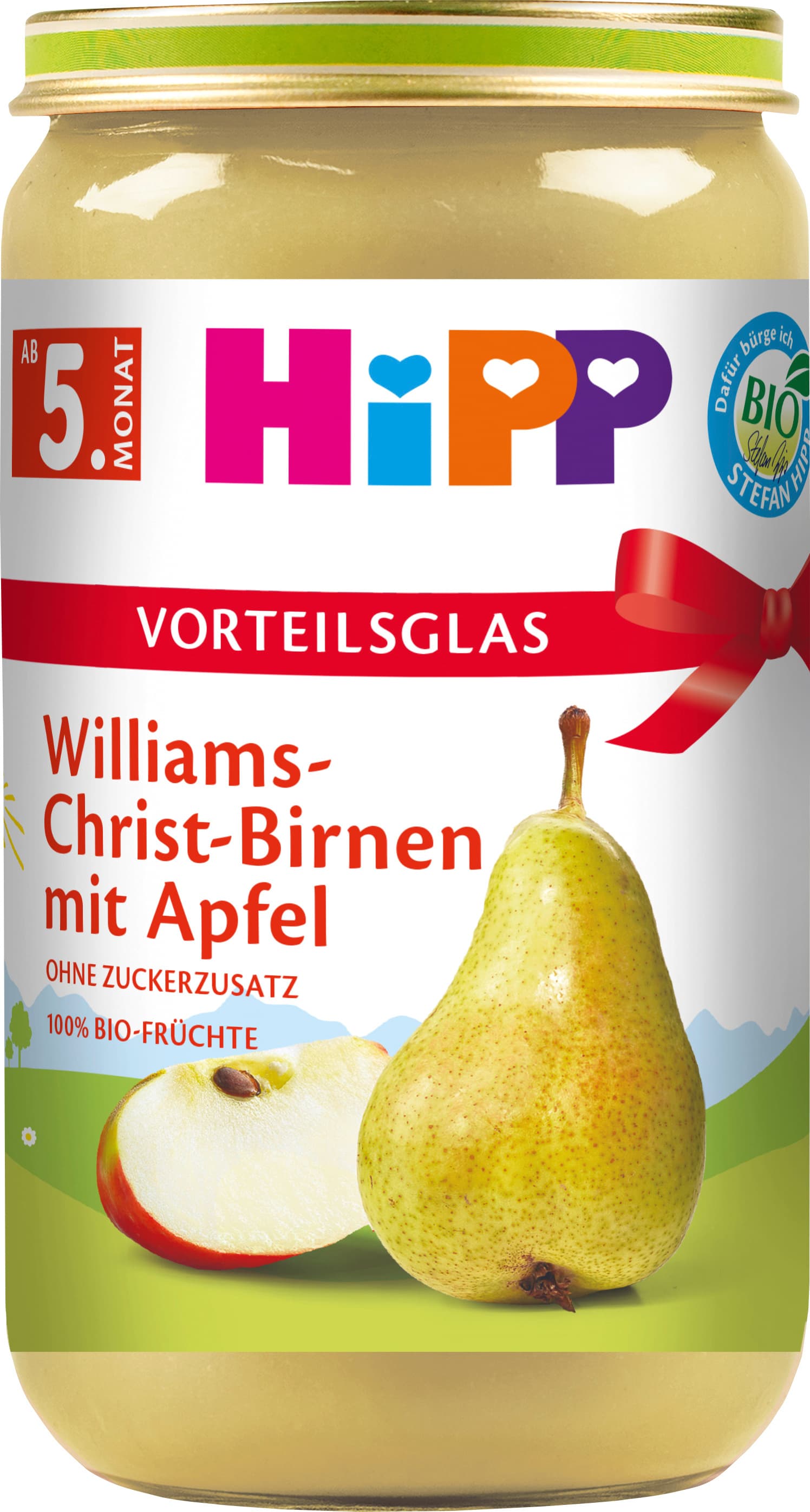 HiPP Bio Früchte Williams-Christ-Birnen mit Apfel