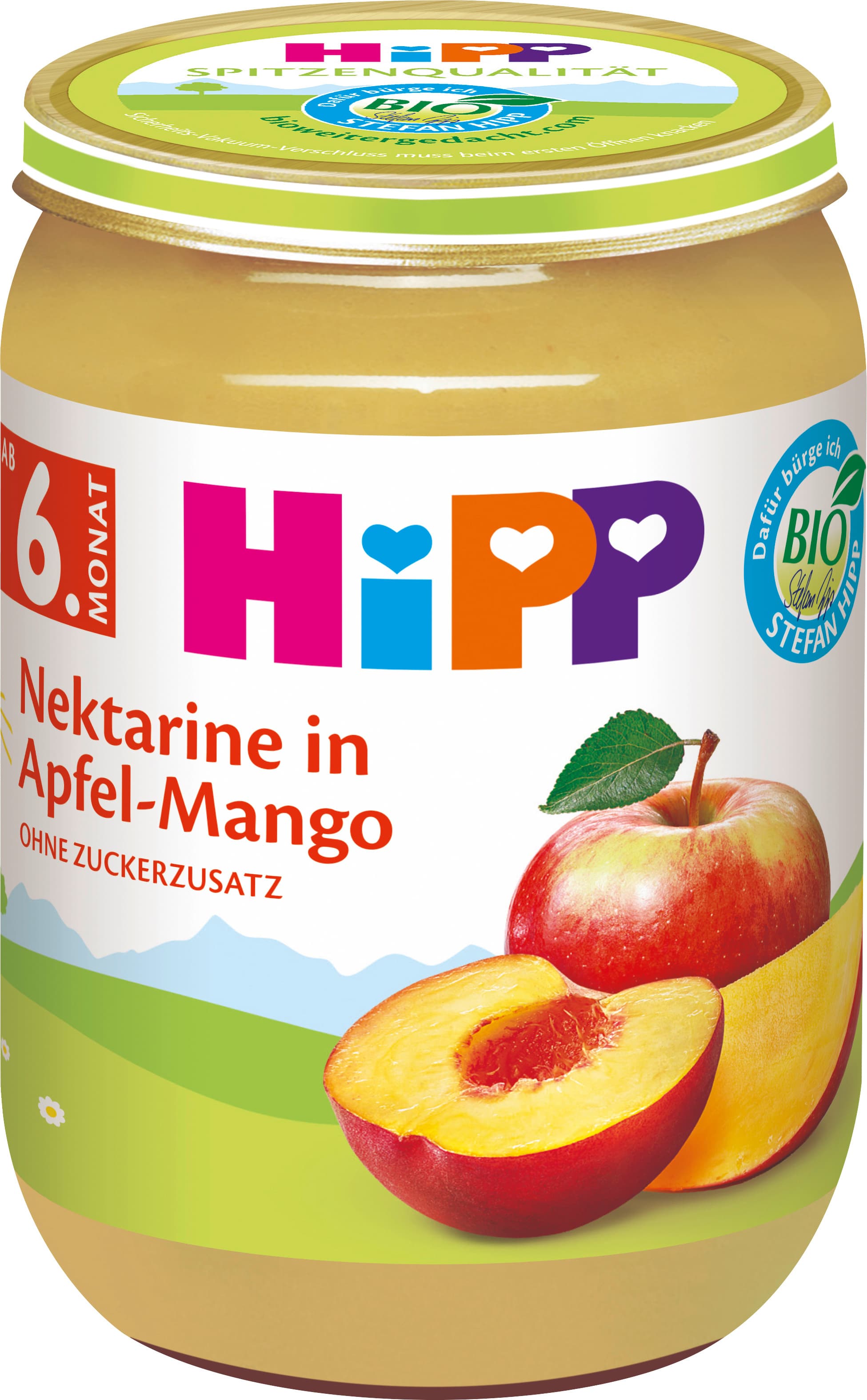 HiPP Nektarine in Apfel-Mango - ohne Zuckerzusatz