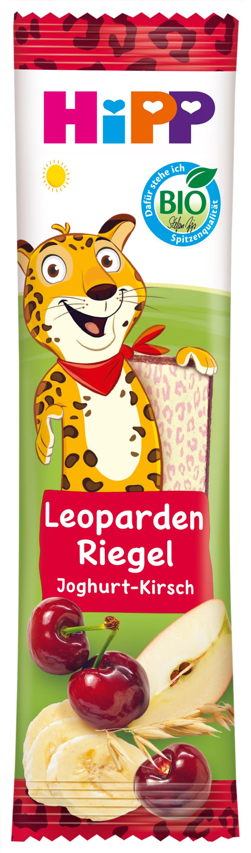 HiPP Bio für Kinder Früchte Riegel Joghurt-Kirsch in Banane