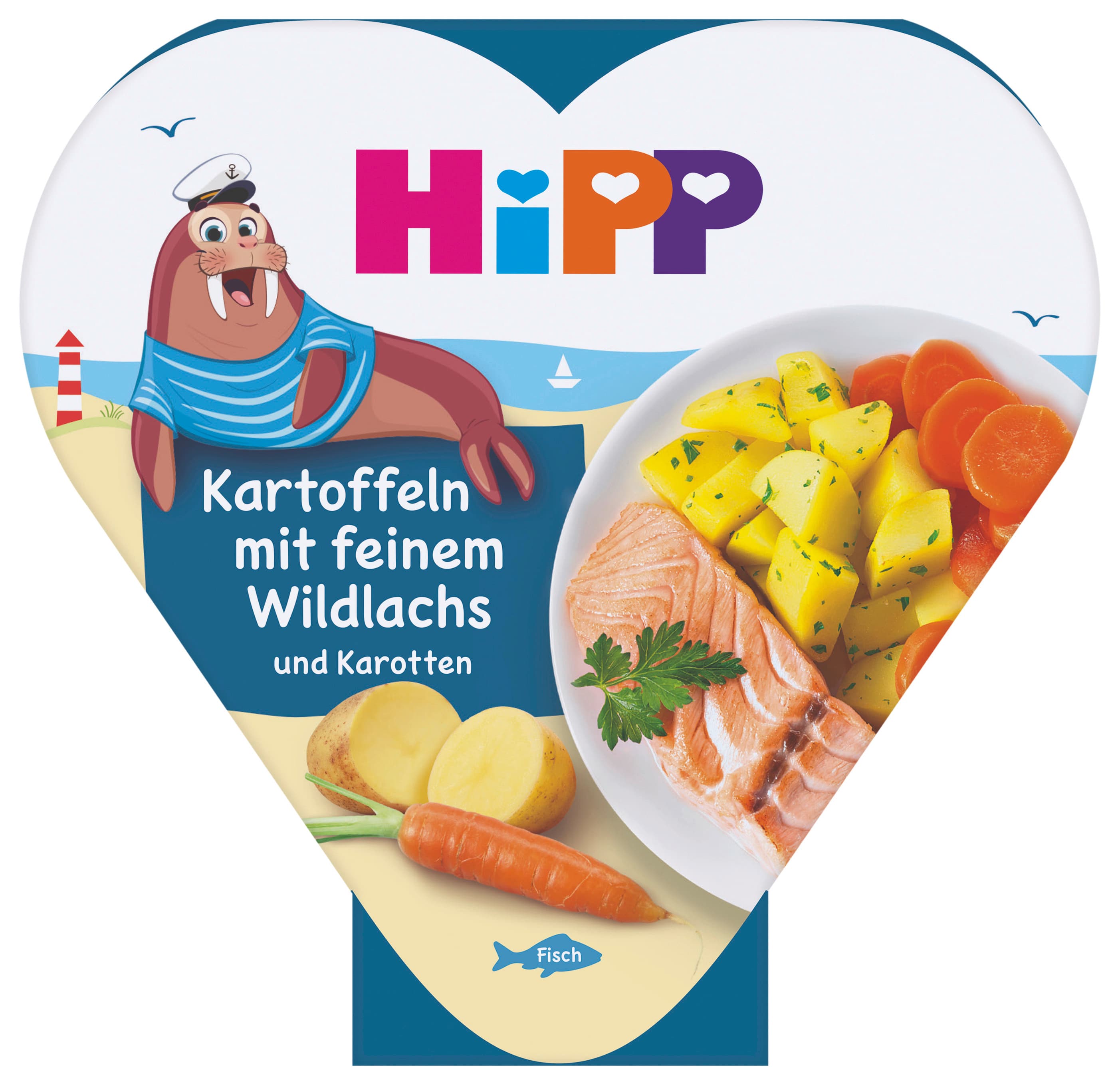 HiPP Kartoffeln mit feinem Wildlachs und Karotten