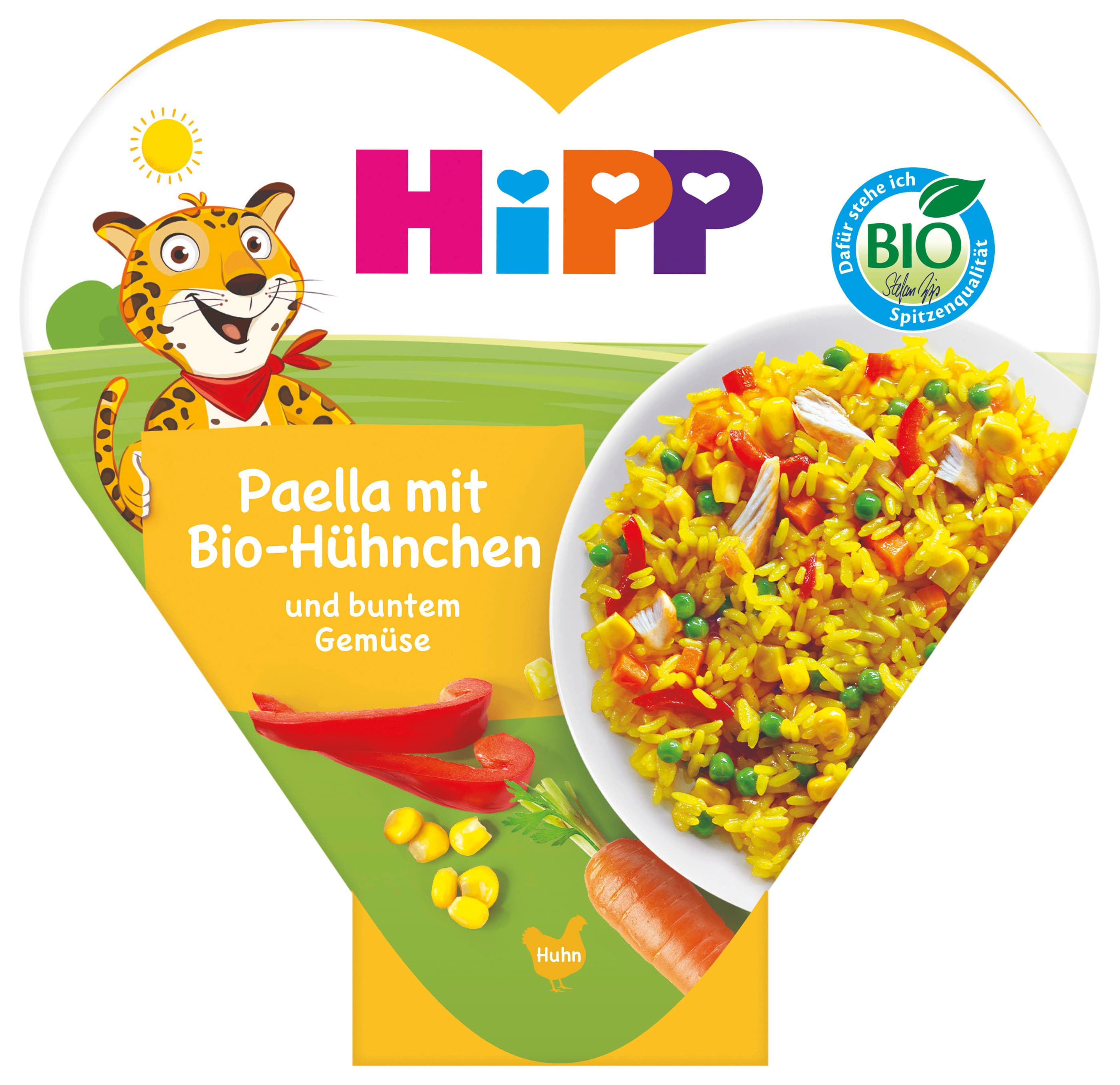 HiPP Paella mit Bio-Hühnchen und buntem Gemüse