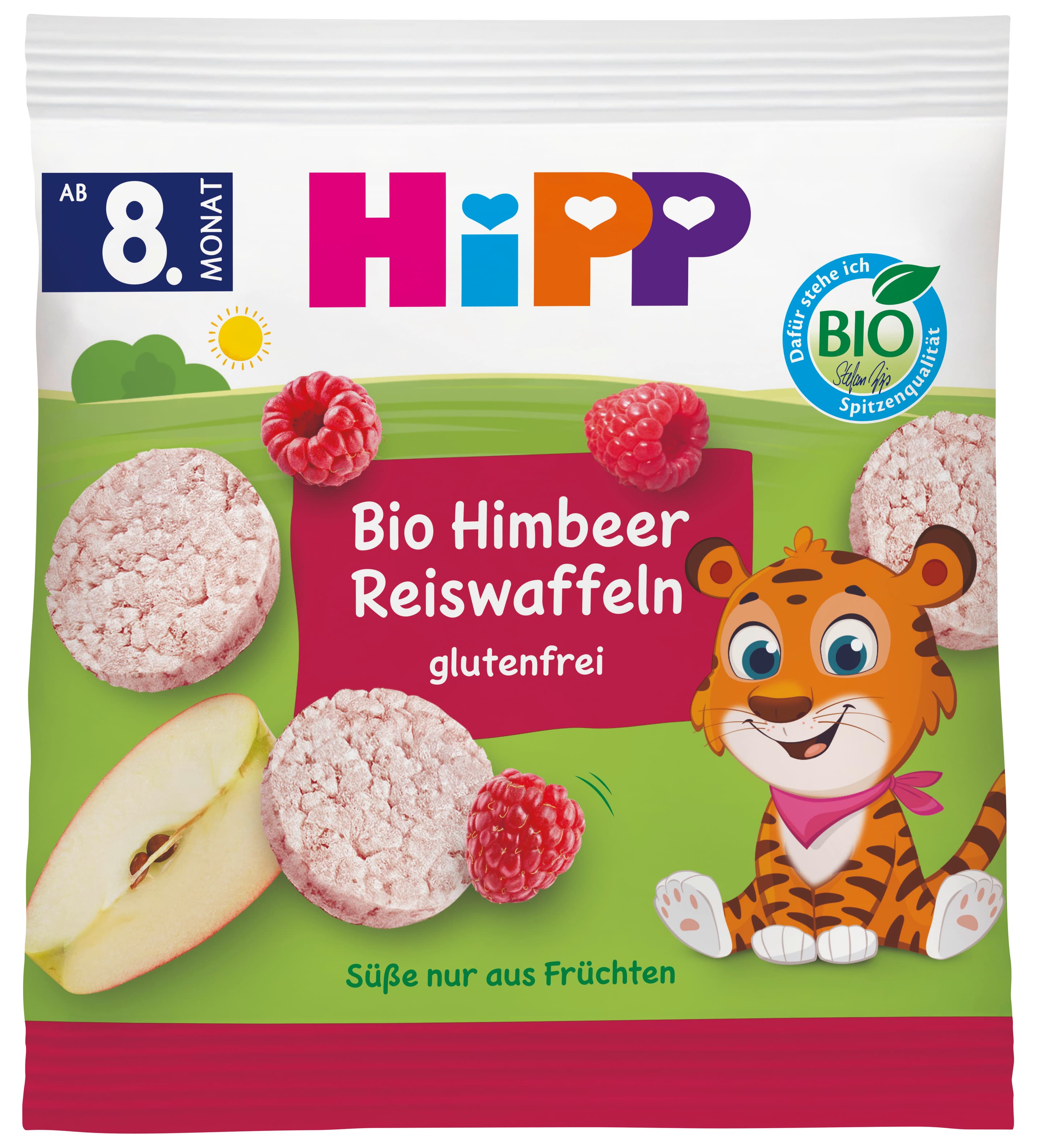 HiPP Bio Knabberprodukte Himbeer Reiswaffeln
