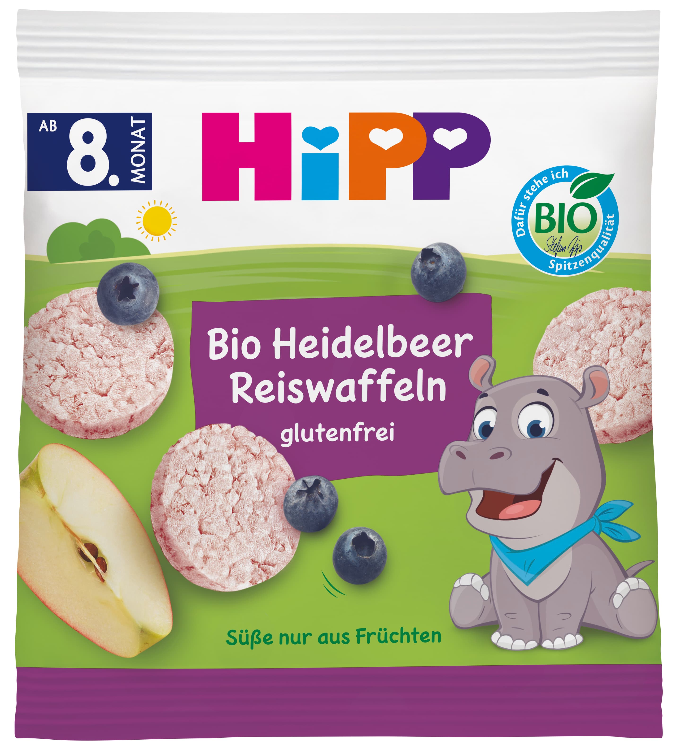HiPP Knabberprodukte: Heidelbeer Reiswaffeln