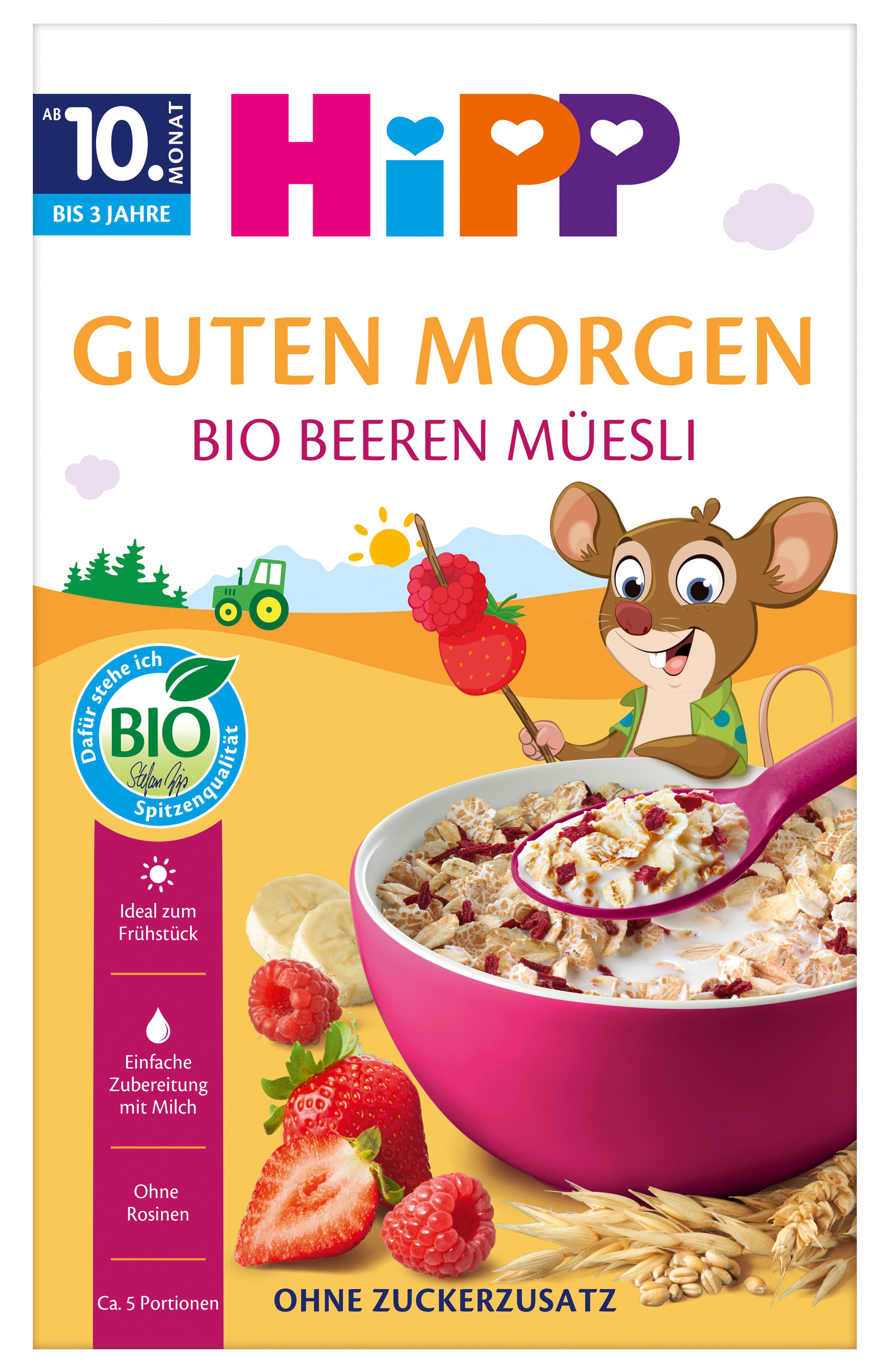 HiPP Bio müsli s lesným ovocím