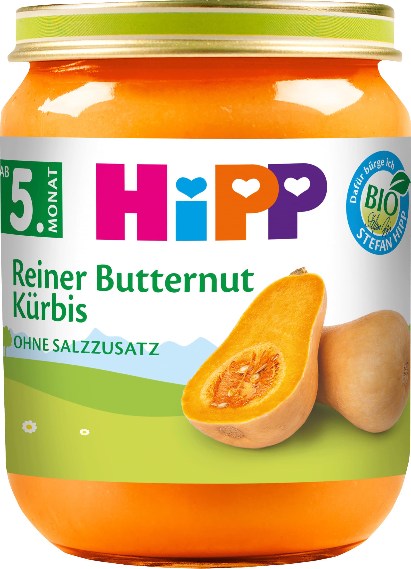 HiPP Gemüse: Bio Reiner Butternut Kürbis