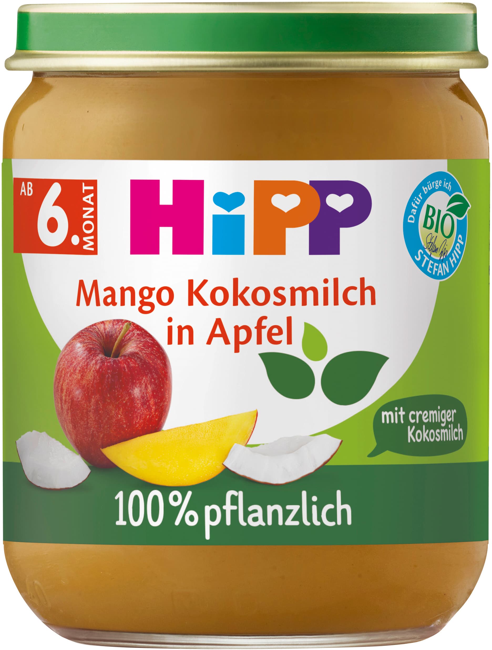 HiPP 100% pflanzlich: Mango Kokosmilch in Apfel