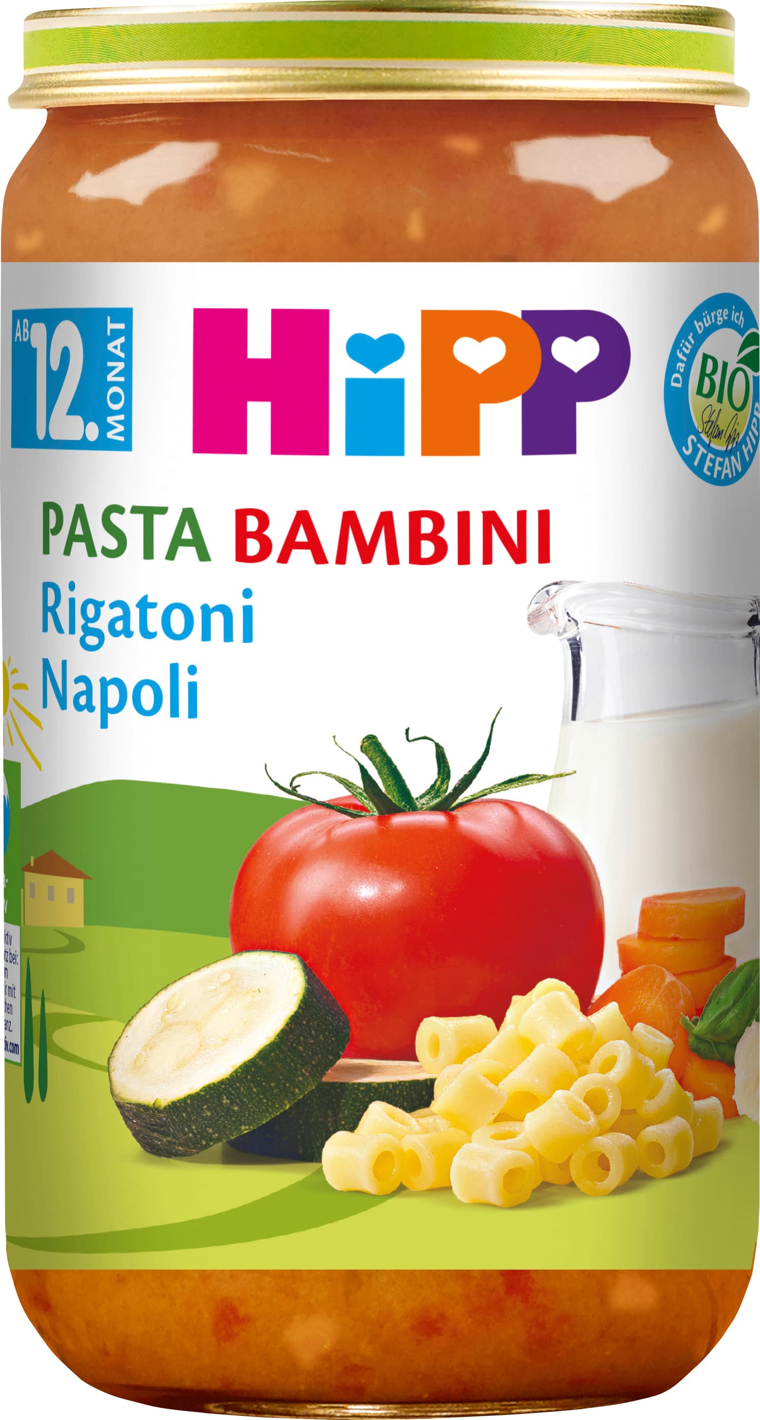Hipp Pasta Bambini Rigatoni Napoli