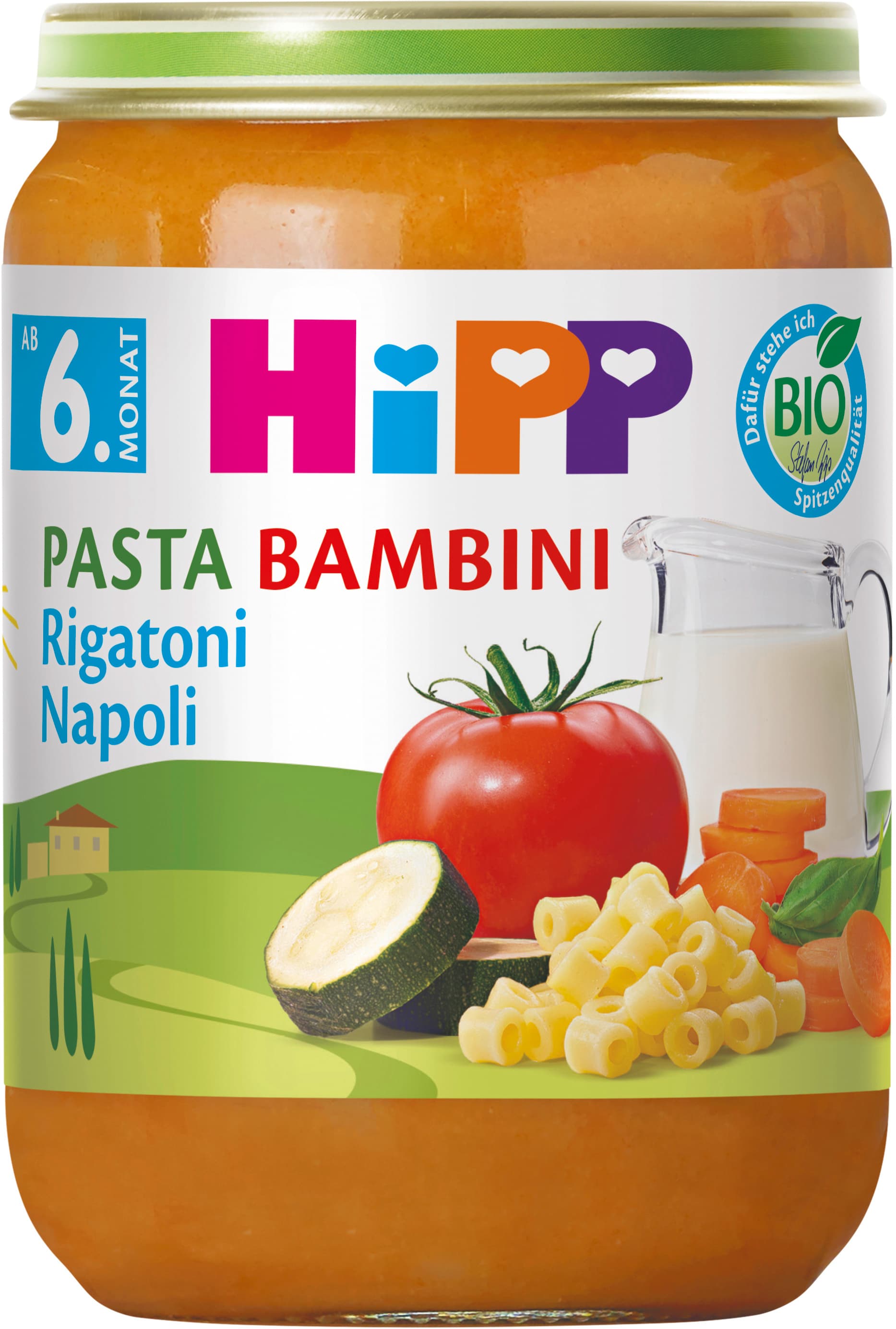 Hipp Pasta Bambini Rigatoni Napoli