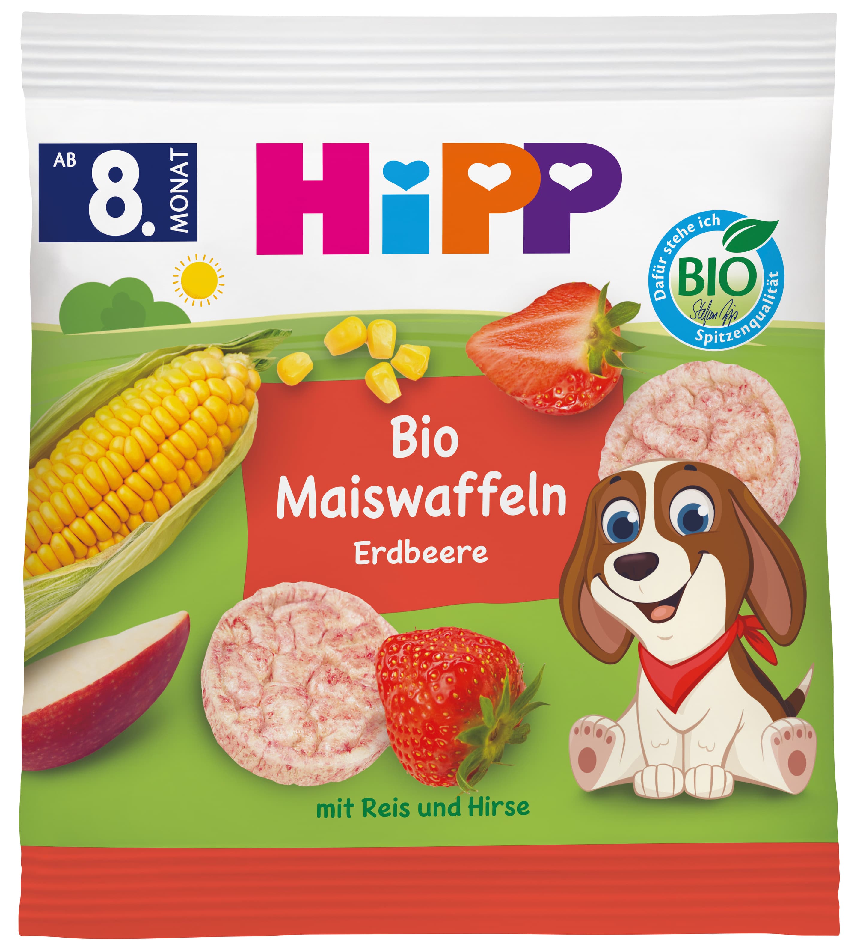 HiPP Bio Maiswaffeln Erdbeere
