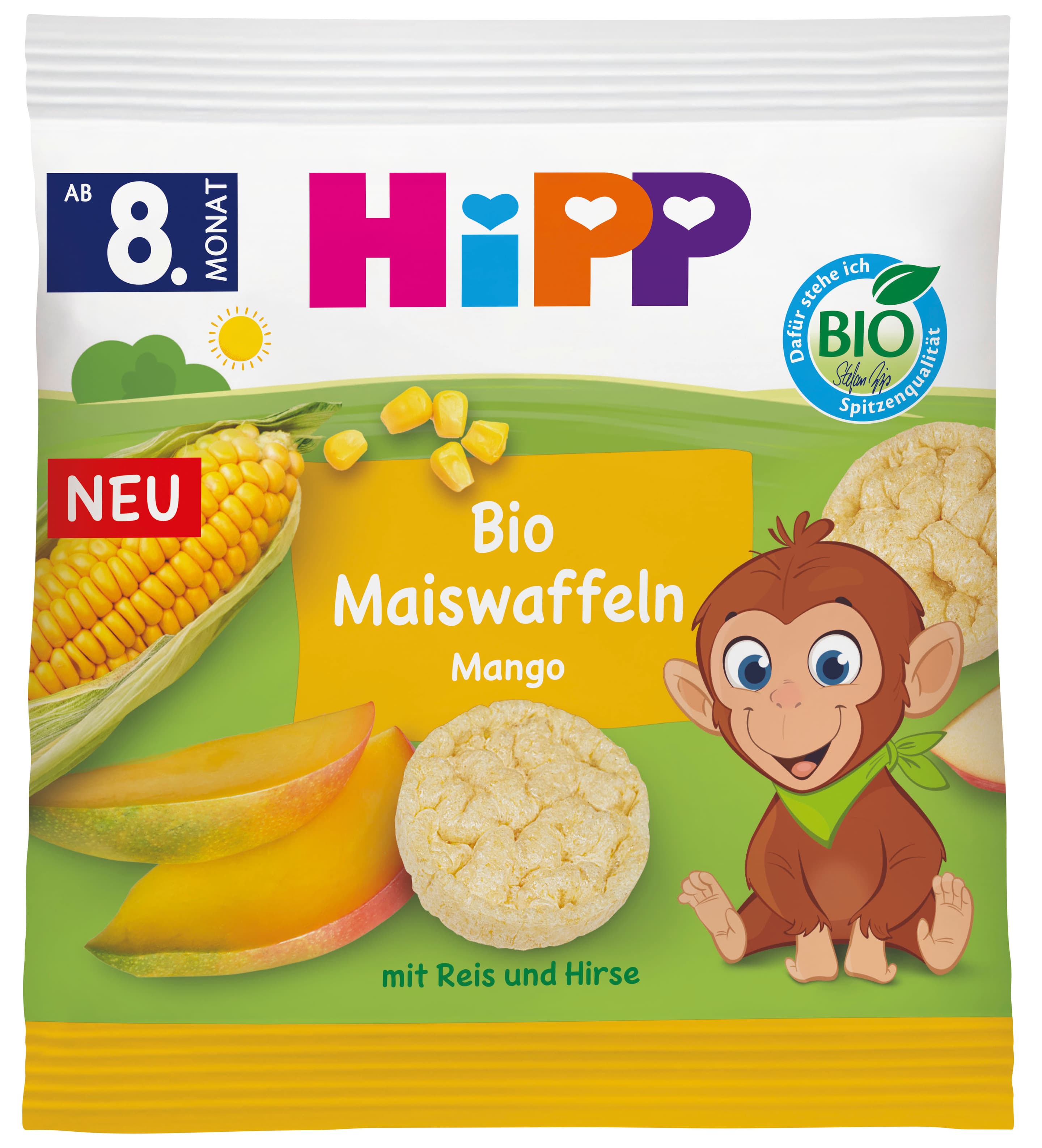 HiPP Bio Maiswaffeln Mango