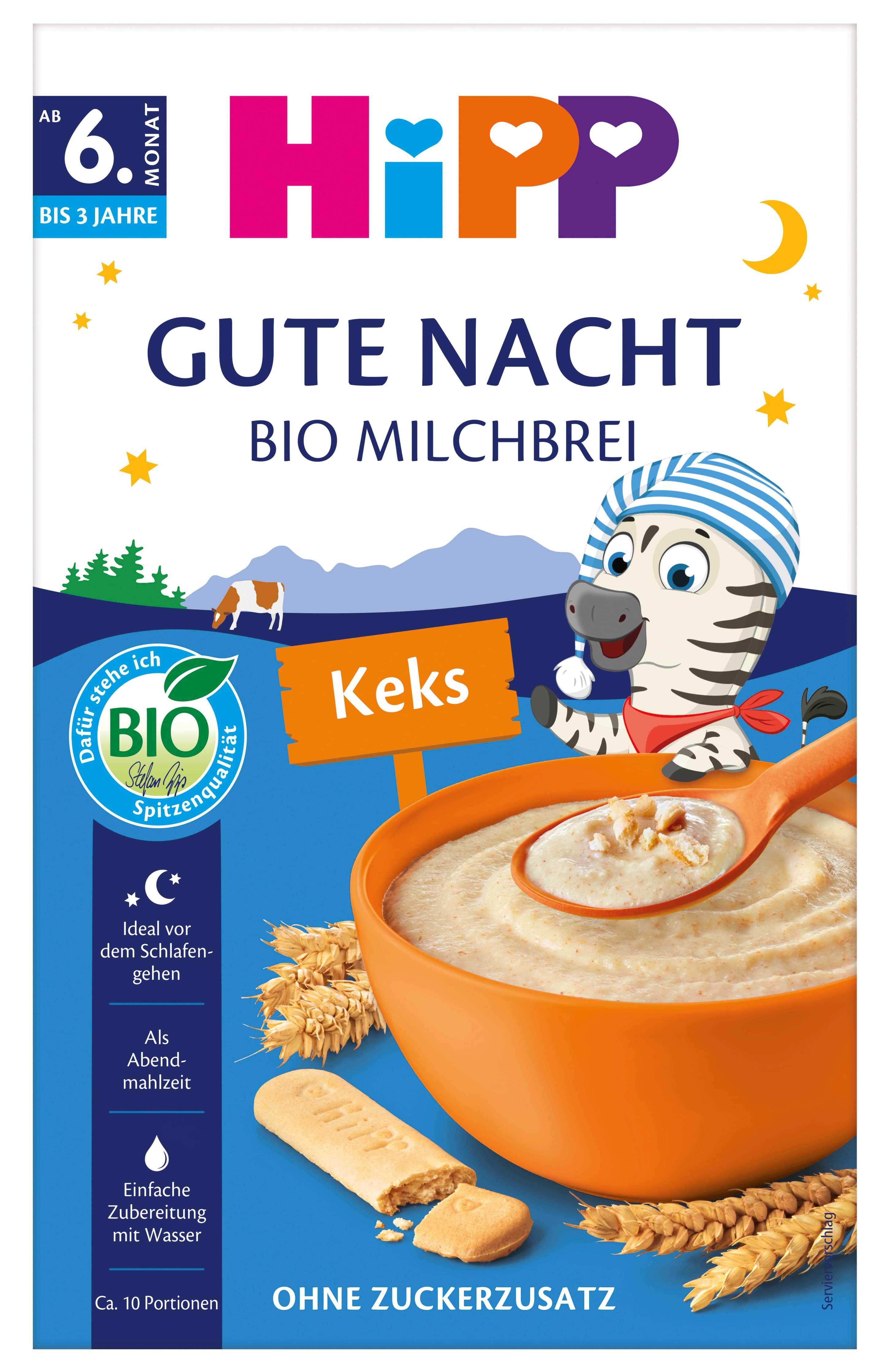 HiPP Milchbrei Gute-Nacht Kinderkeks