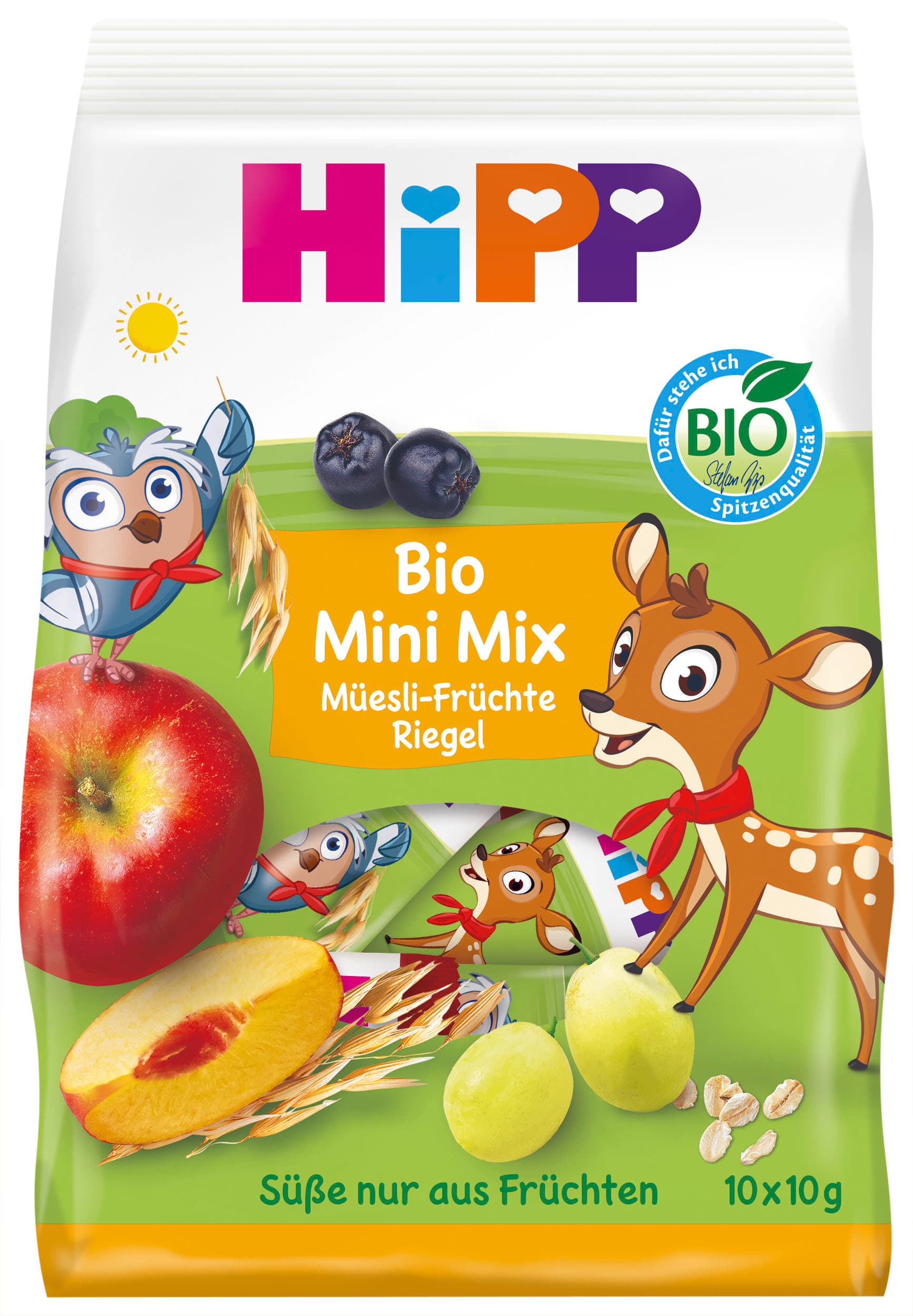 HiPP Bio Mini Mix Müesli Früchte Riegel