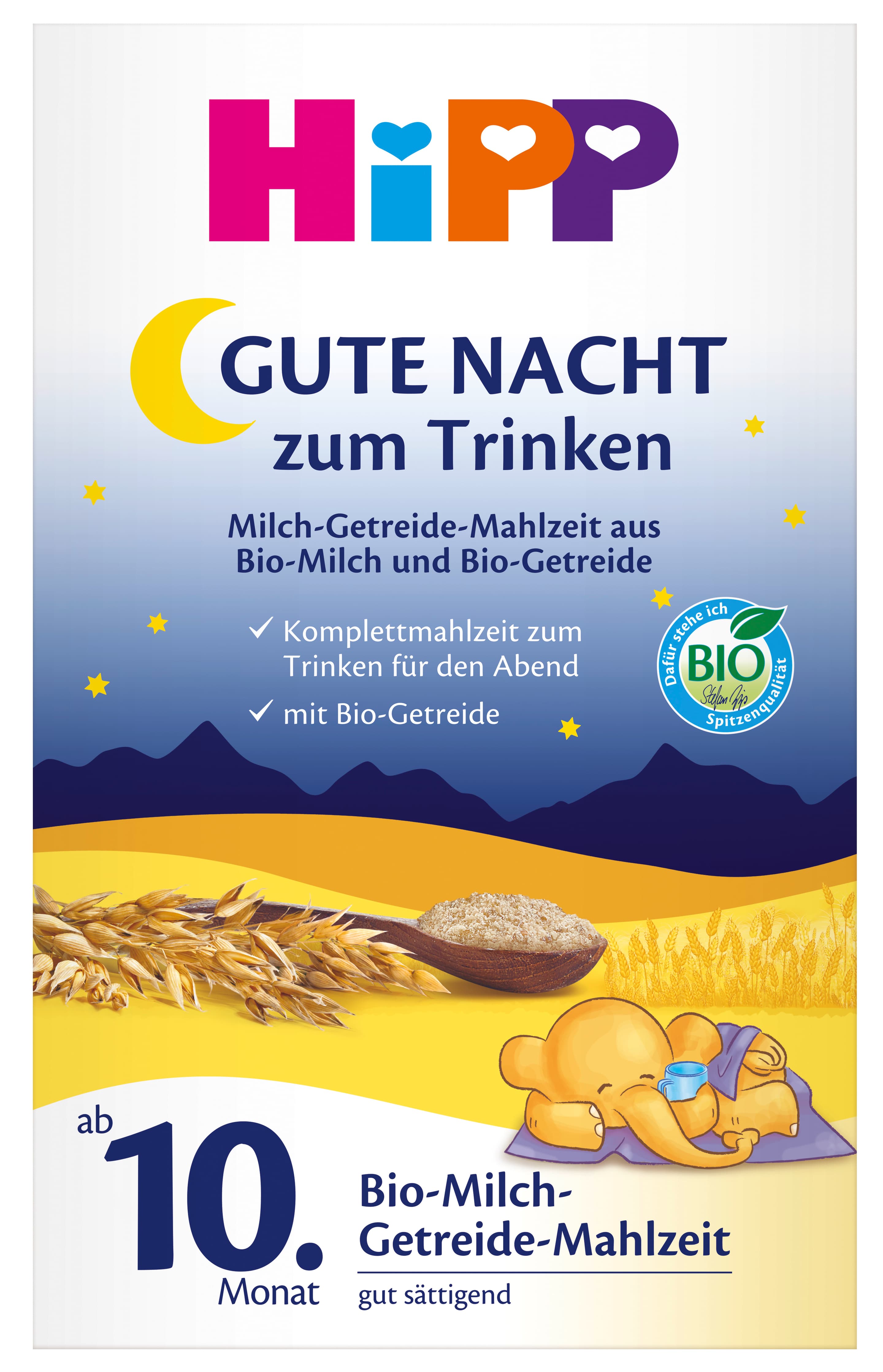 HiPP Gute Nacht Bio Milch-Getreide-Mahlzeit