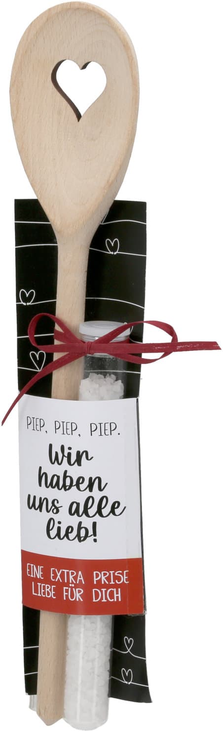 GILDE Kochlöffel Wir haben uns alle lieb!