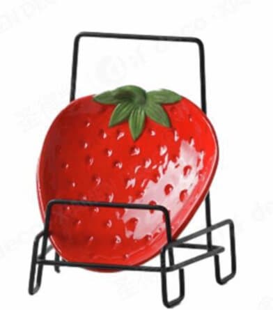 Boltze Teller Erdbeere Ø12cm