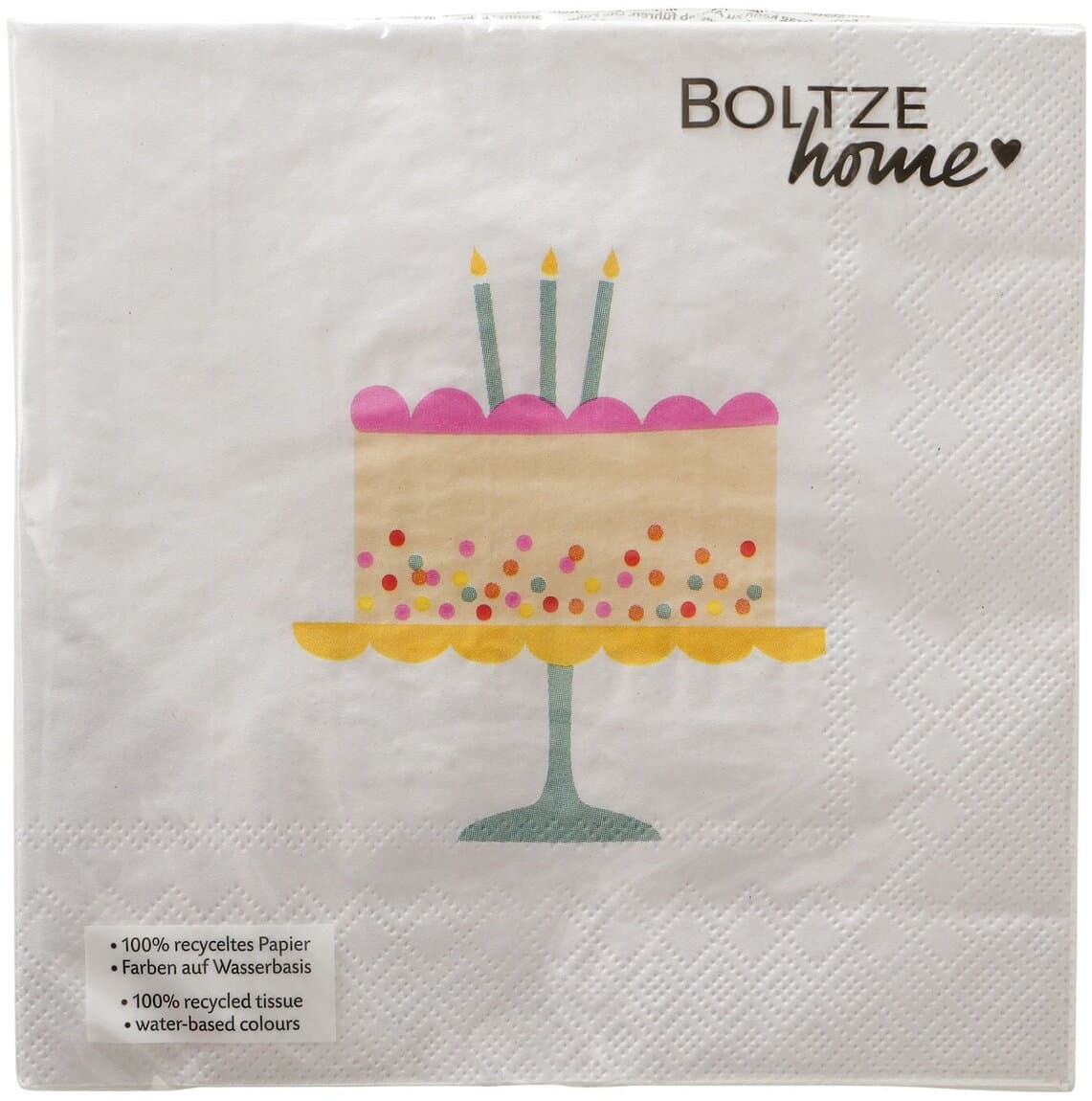 Boltze Servietten Birthday 33x33cm