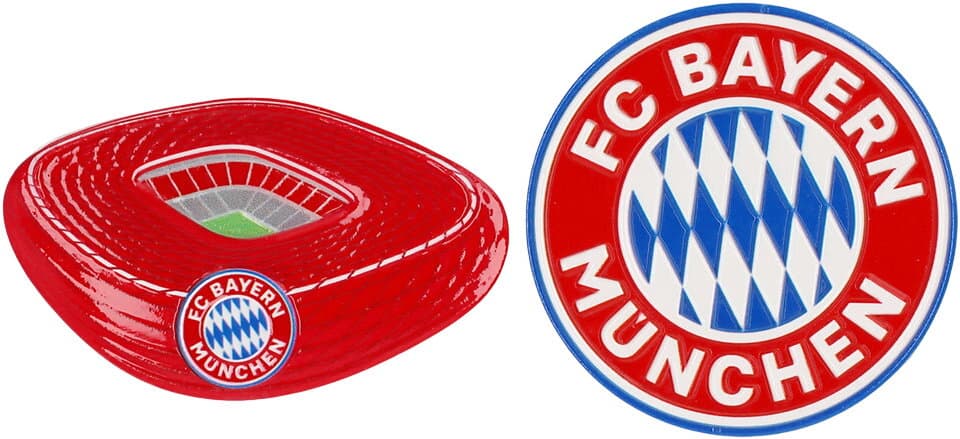 FC BAYERN MÜNCHEN Magnete 2er Pack