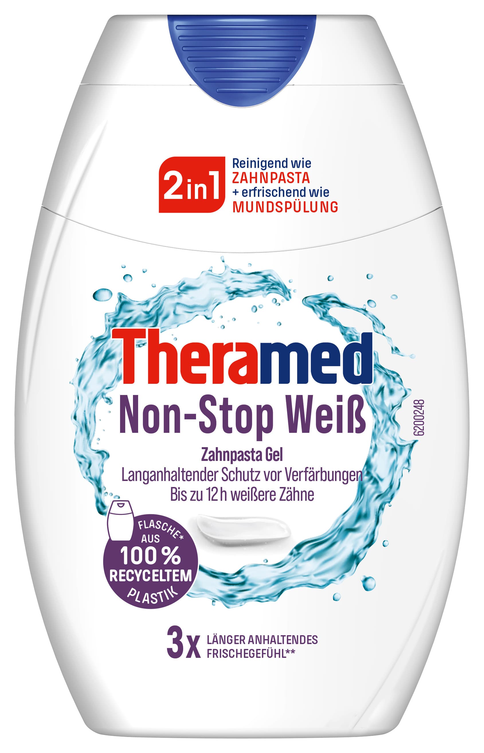 THERAMED Zahnpasta Gel Non-Stop Weiß
