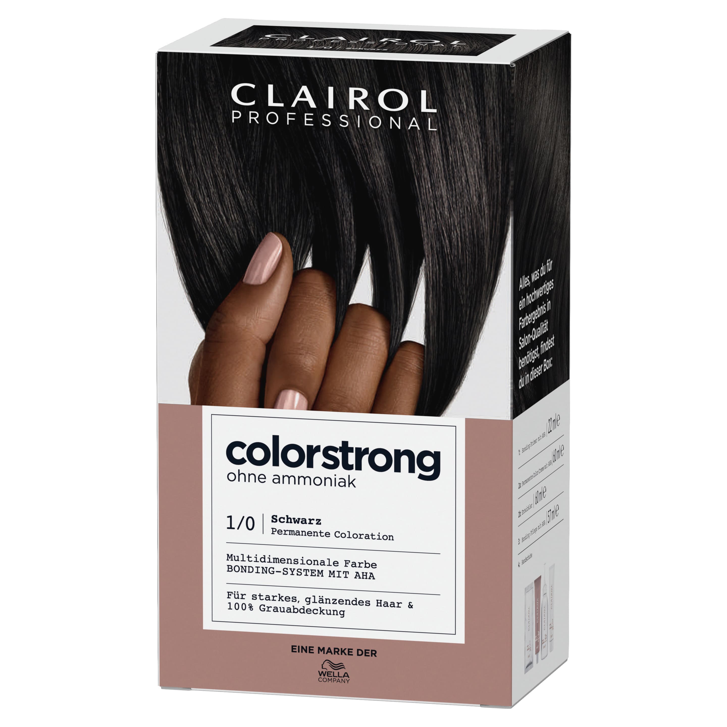 Clairol Professional colorstrong Haarfarbe 1/0 Schwarz