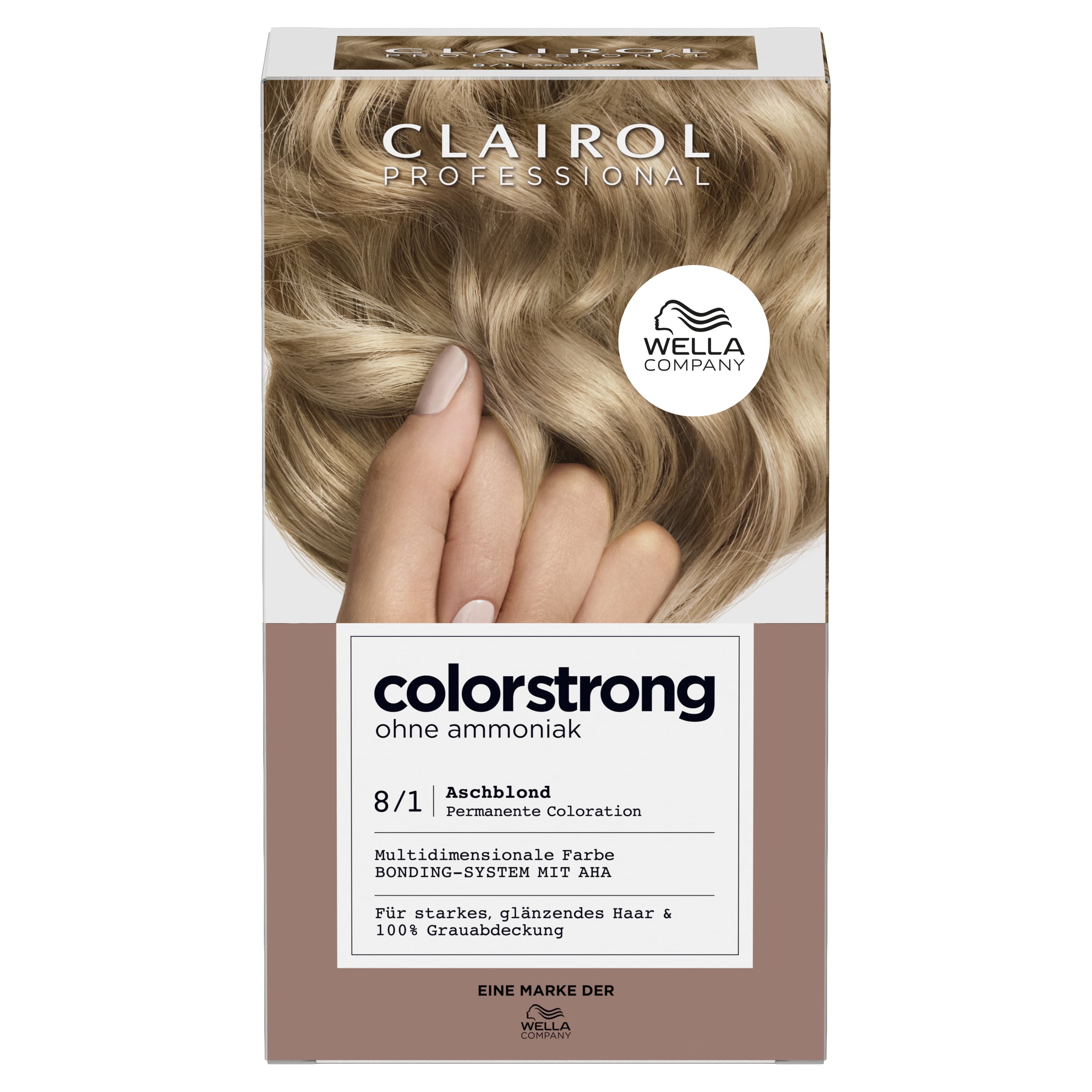 Clairol Professional colorstrong Haarfarbe 8/1 Aschblond