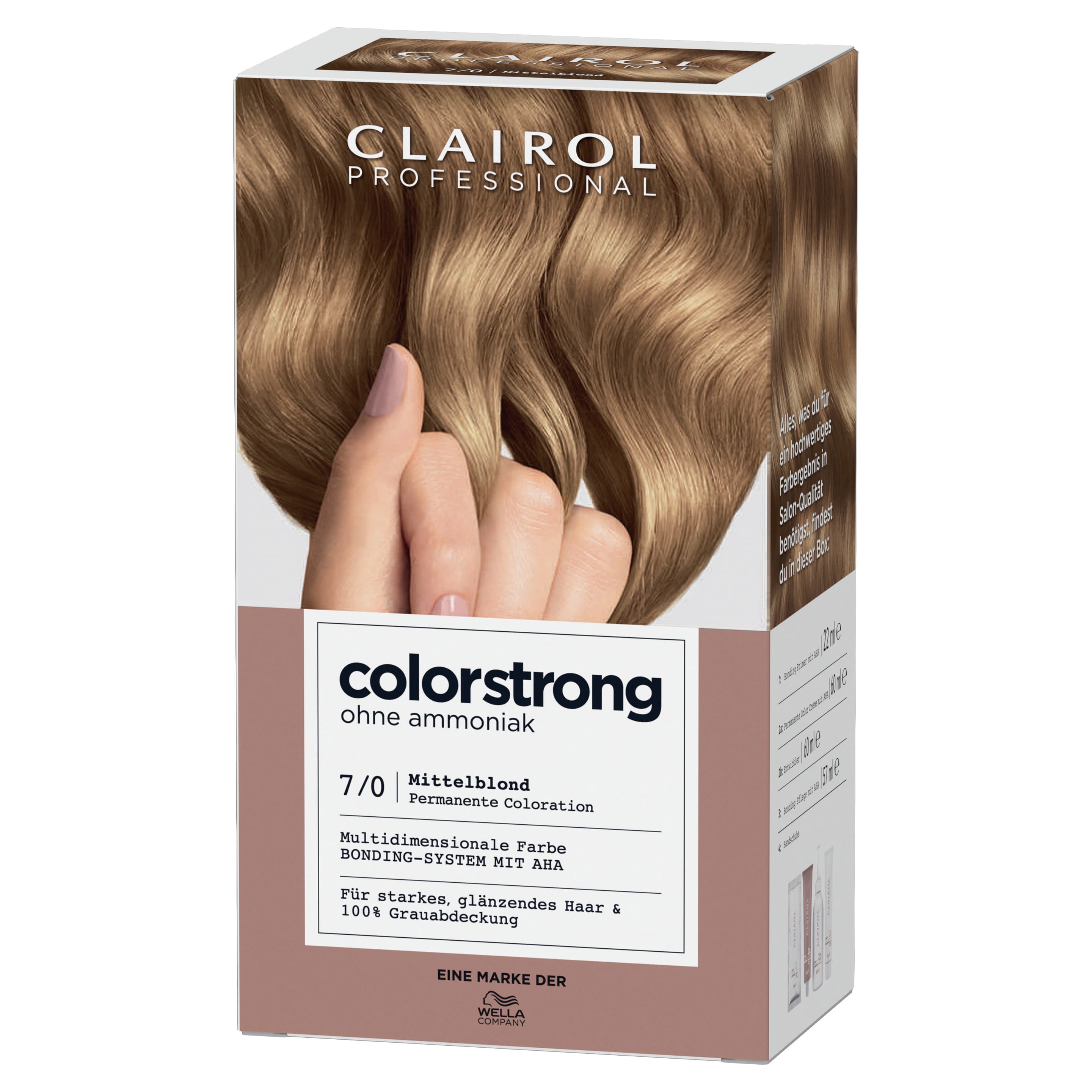 Clairol Professional colorstrong Haarfarbe 7/0 Mittelblond