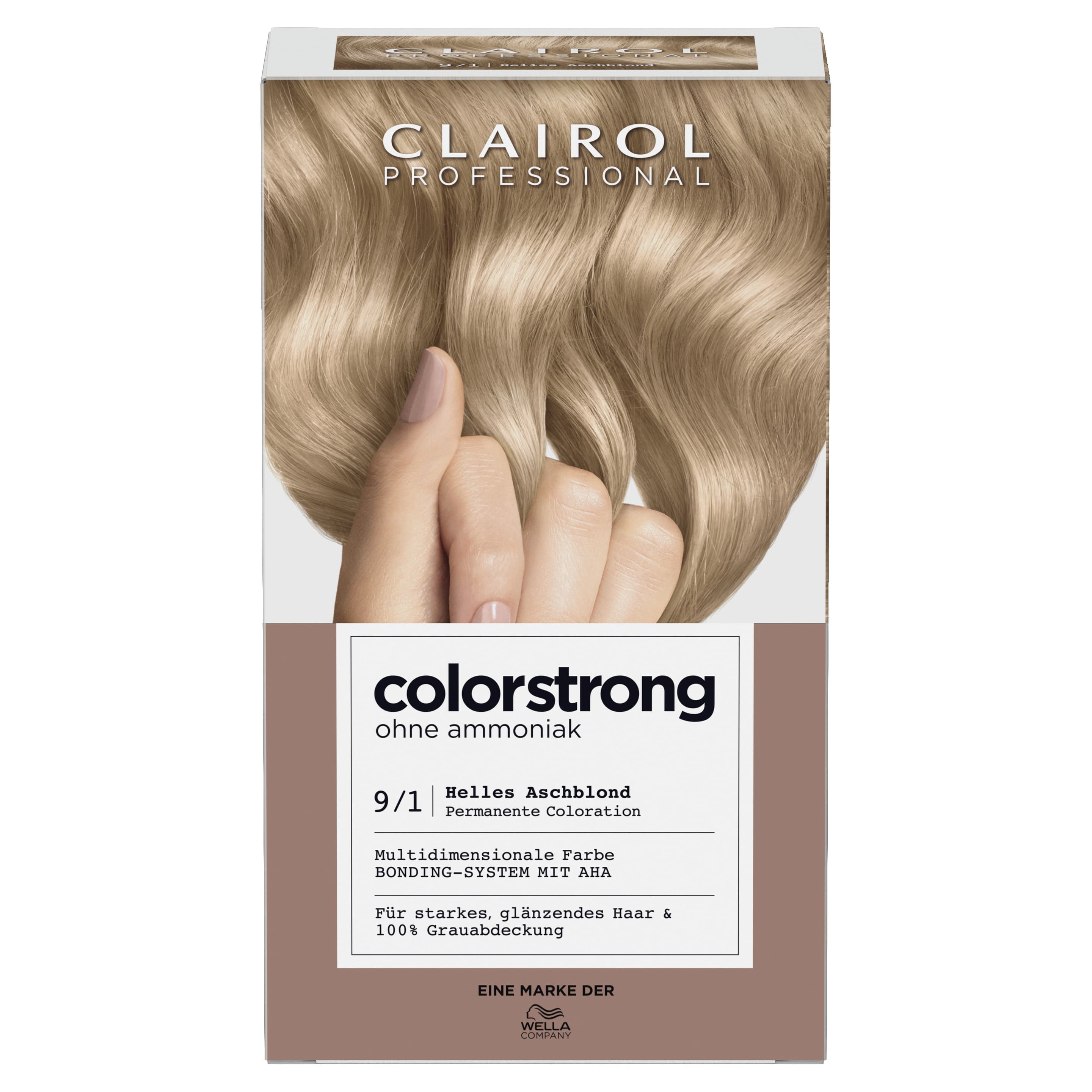 Clairol Professional colorstrong Haarfarbe 9/1 Helles Aschblond