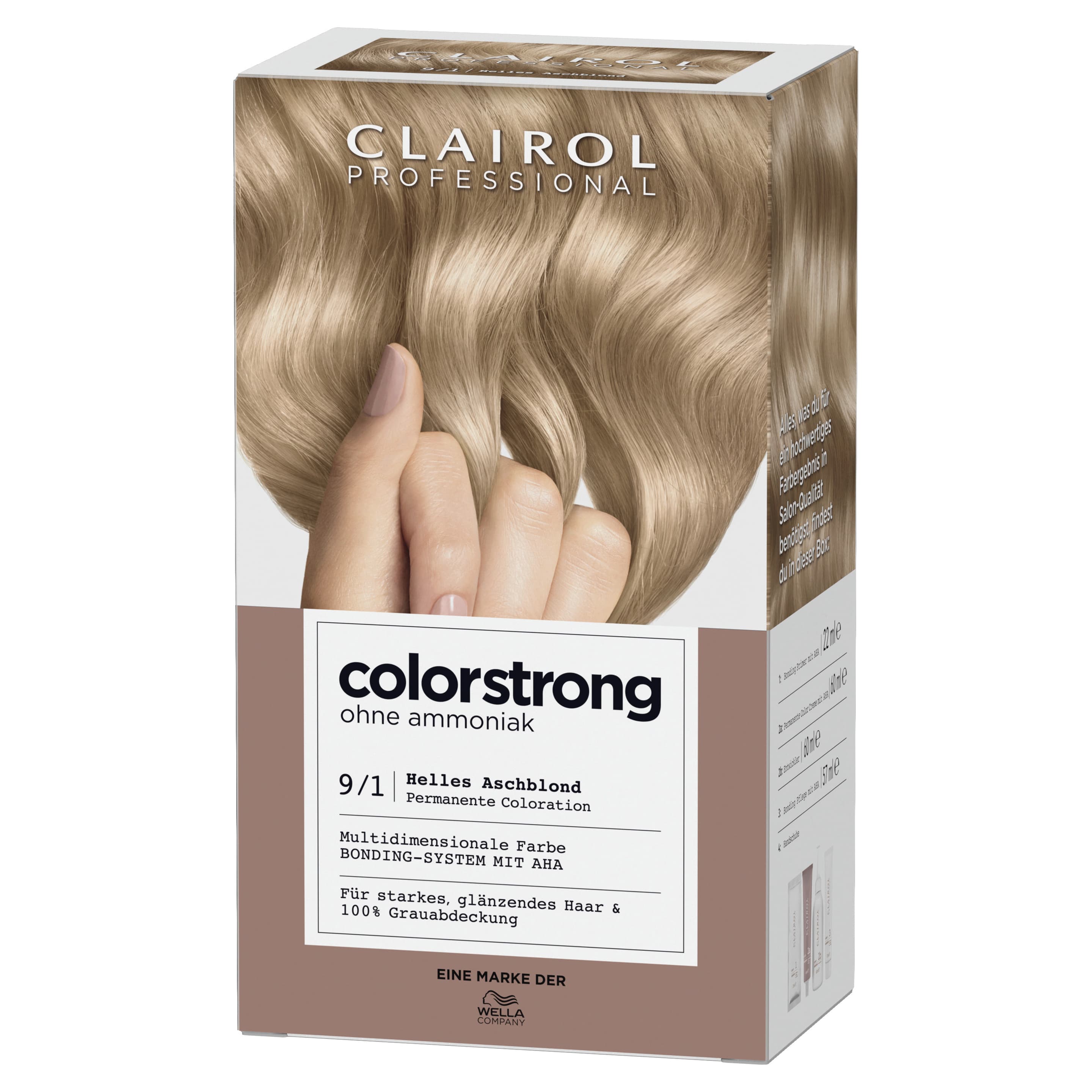 Clairol Professional colorstrong Haarfarbe 9/1 Helles Aschblond