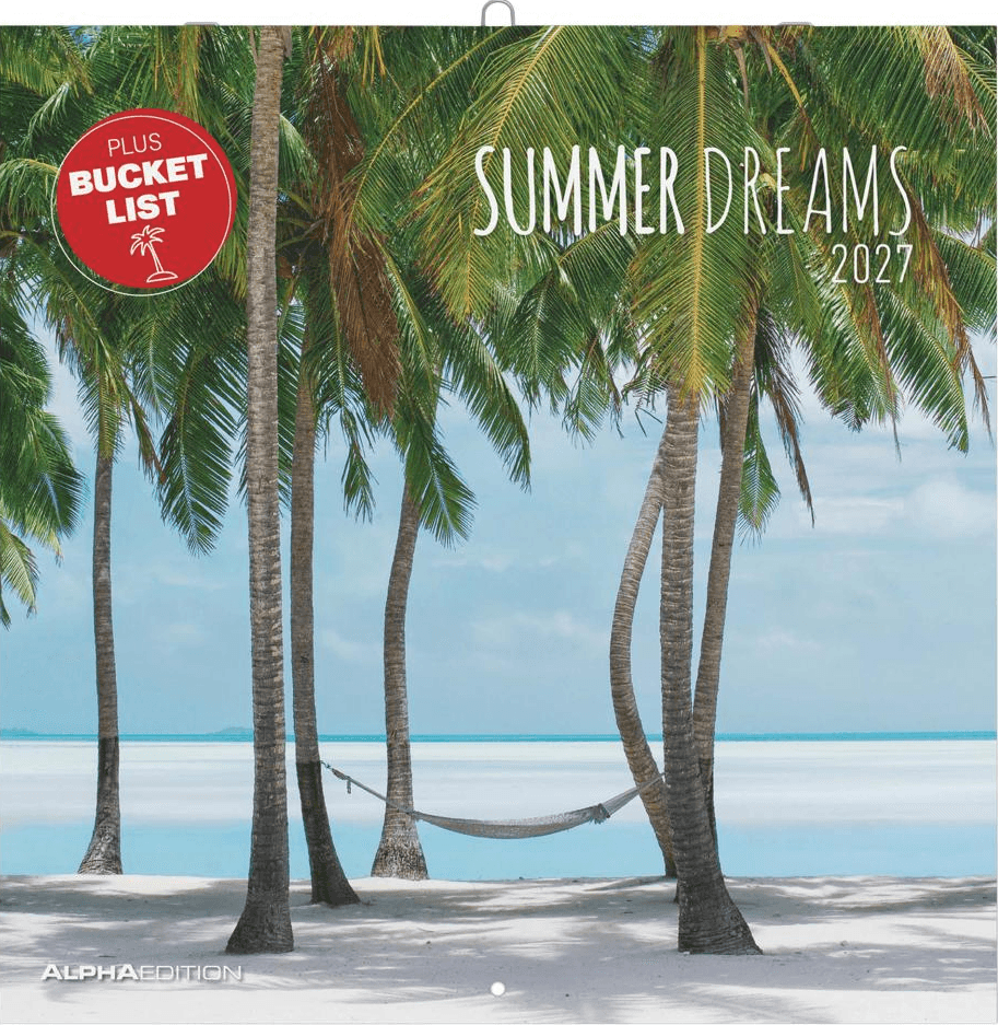 ALPHA Bildkalender Summer Dreams 30x30cm