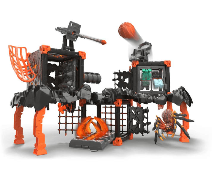 Schleich 42810 - Eldrador Creatures - Lava Fortress Spielset mit Funktionen und Lava Lizard ab 6 Jahren