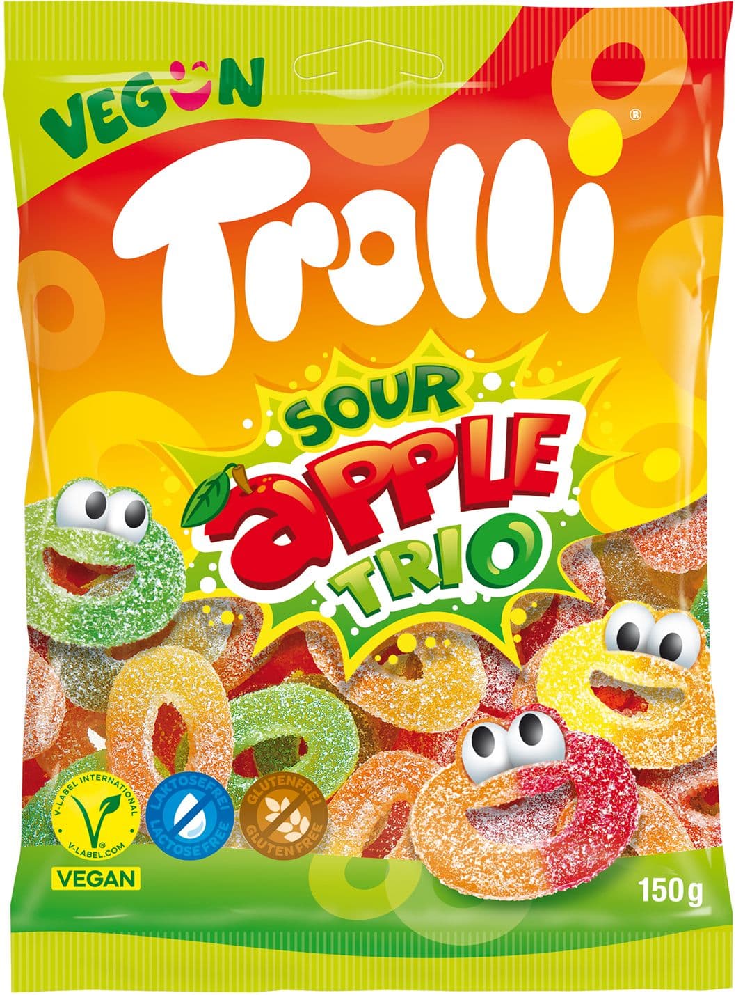 Trolli Sour Apple Trio