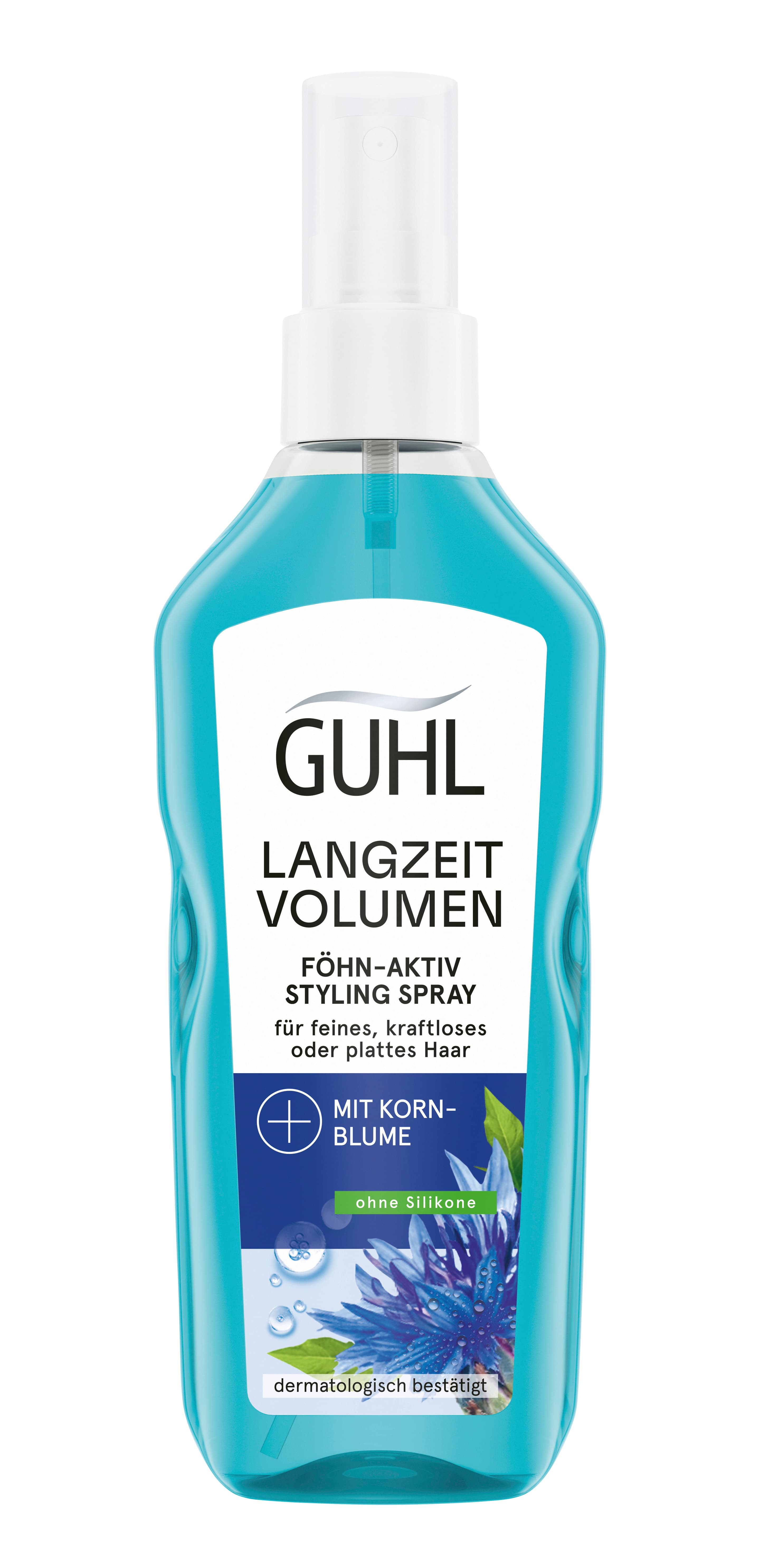 GUHL LANGZEIT VOLUMEN Föhn-Aktiv Styling Spray