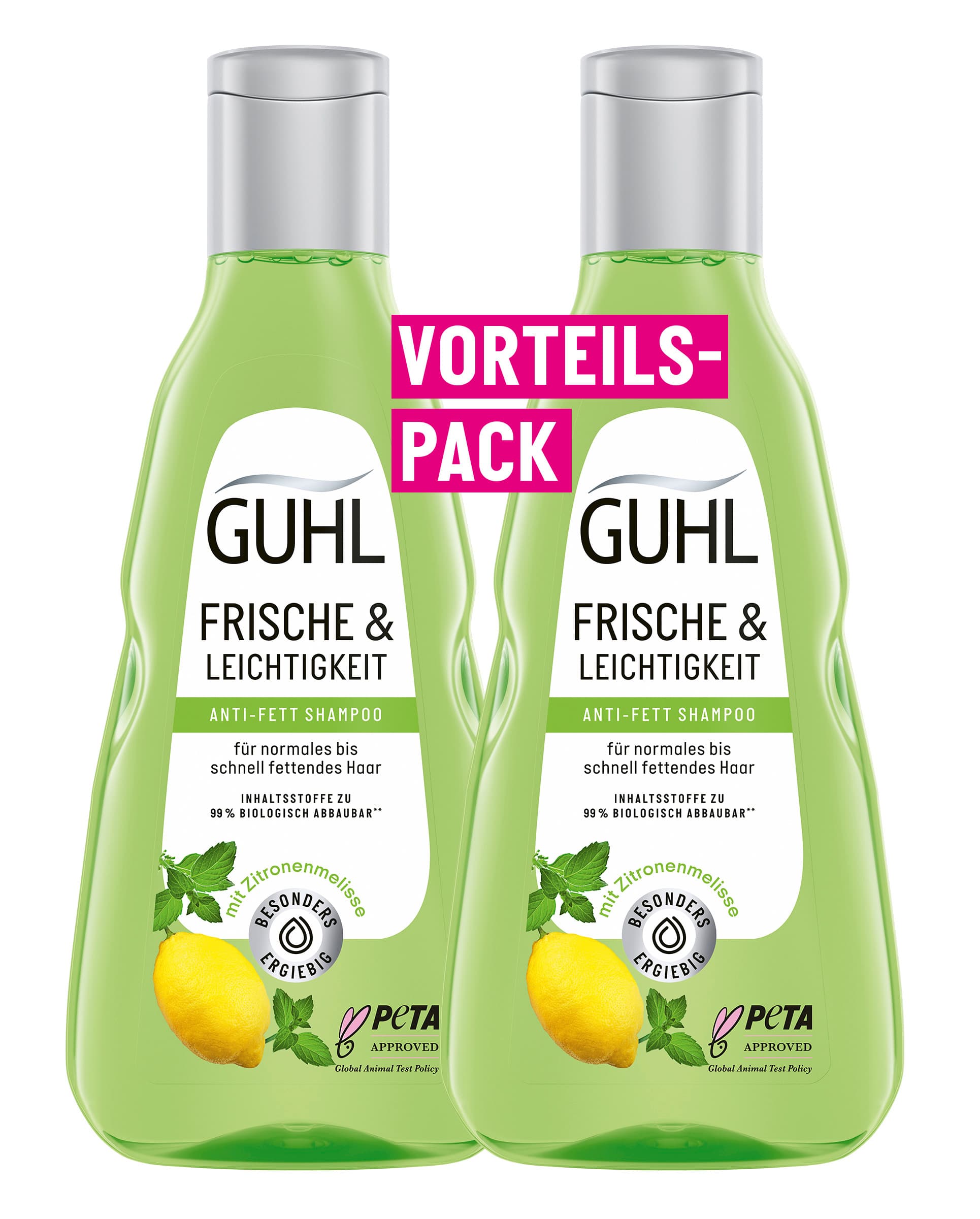 Guhl Shampoo Frische & Leichtigkeit Doppelpack