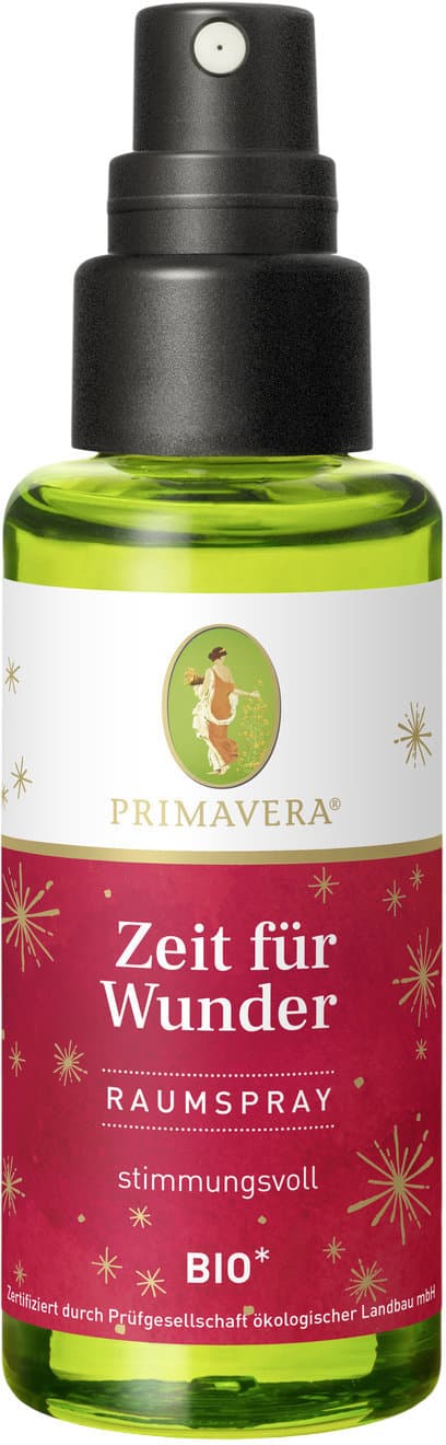 Primavera Raumspray Zeit für Wunder bio
