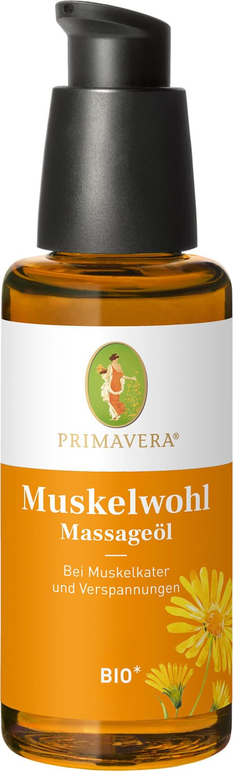 Primavera Massageöl Muskelwohl bio