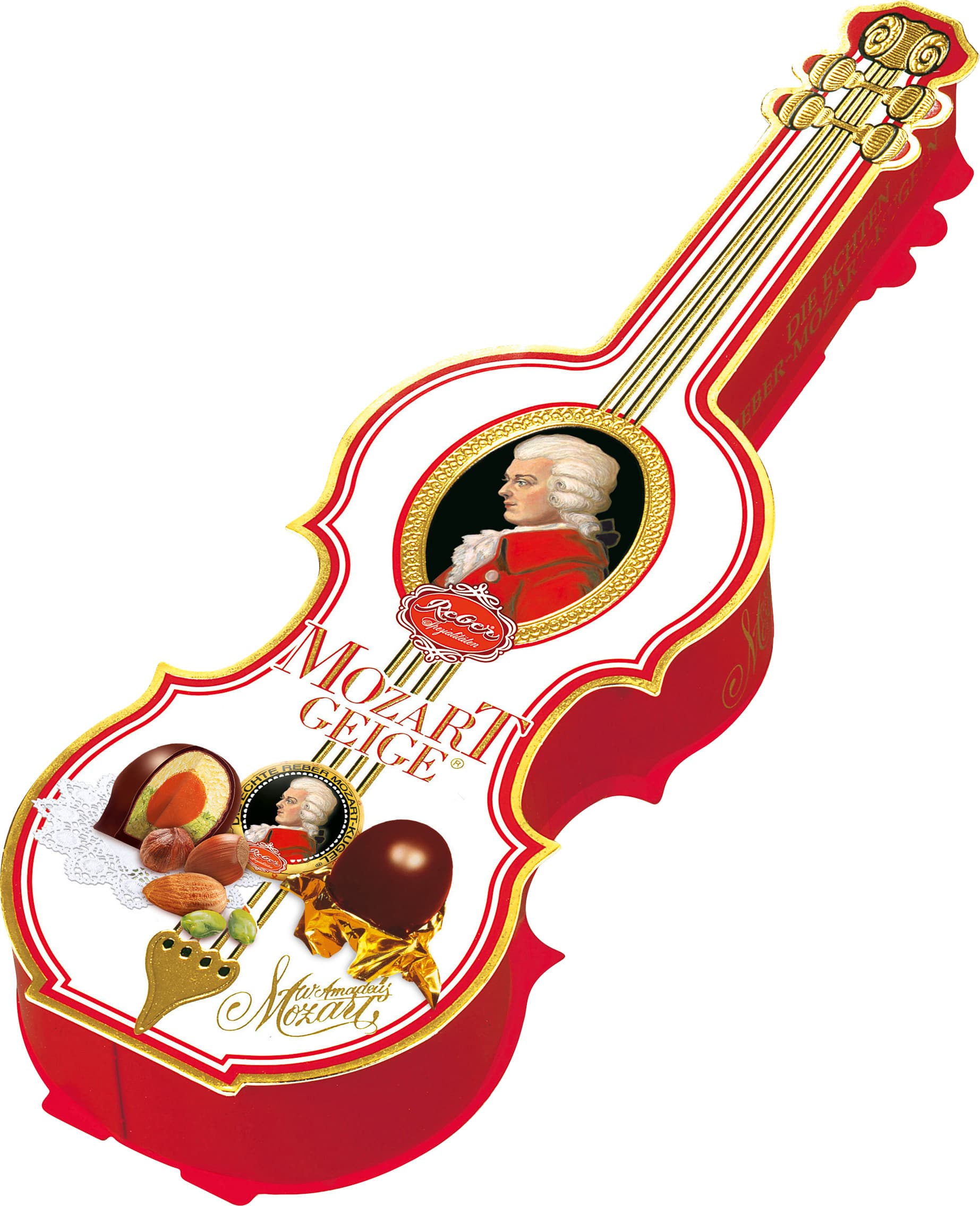 Reber Mozartkugeln Mozart-Geige