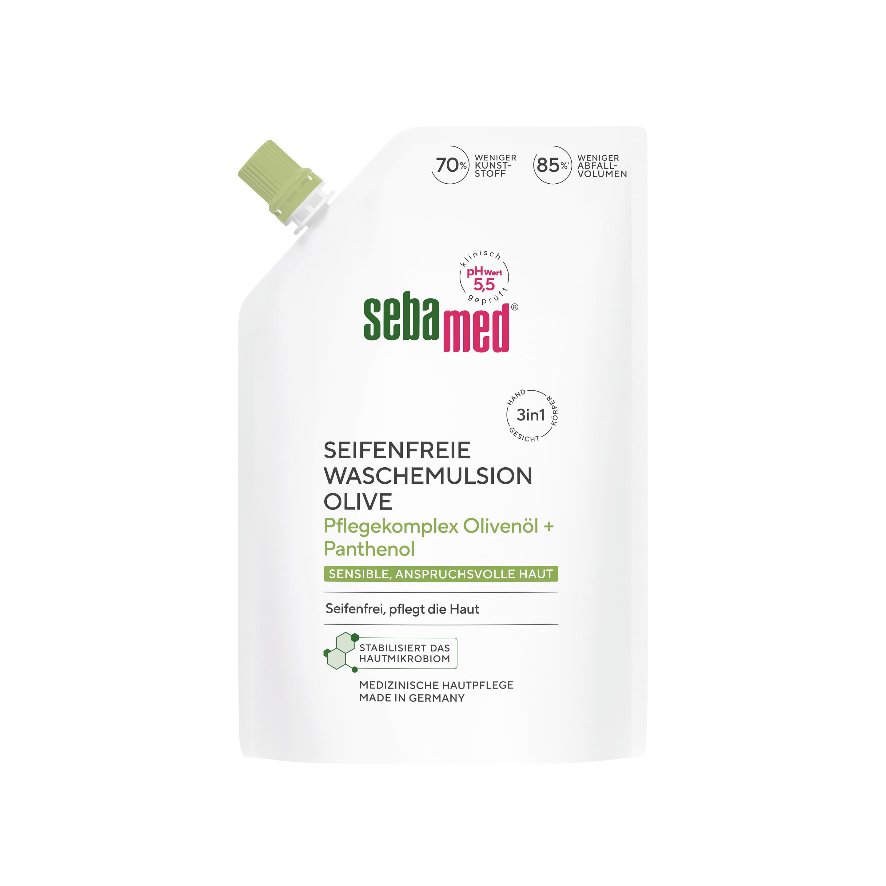 Sebamed Flüssig Wasch-Emulsion mit Olive Nachfüllbeutel