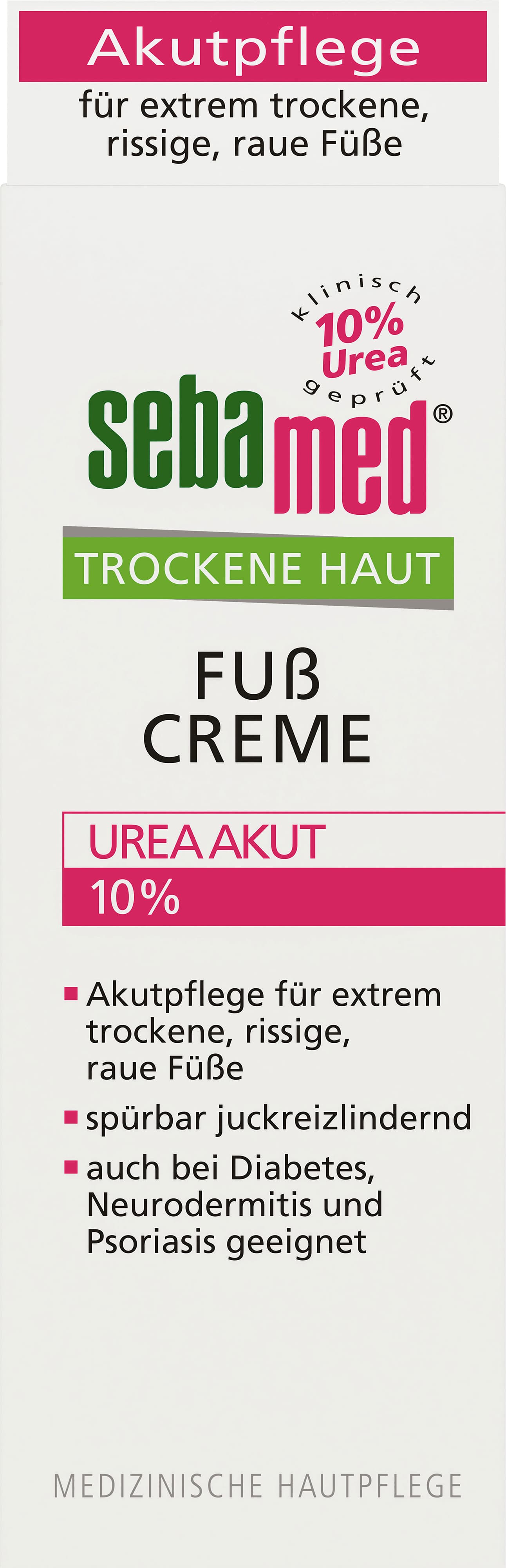 Sebamed Trockene Haut Fußcreme Urea Akut 10%