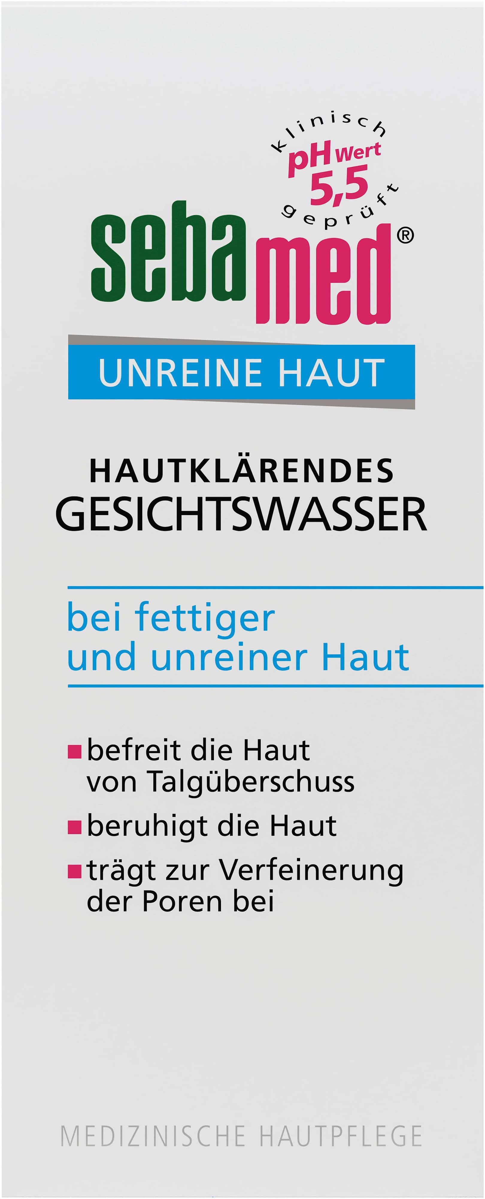 Sebamed Unreine Haut Gesichtswasser 200 ml