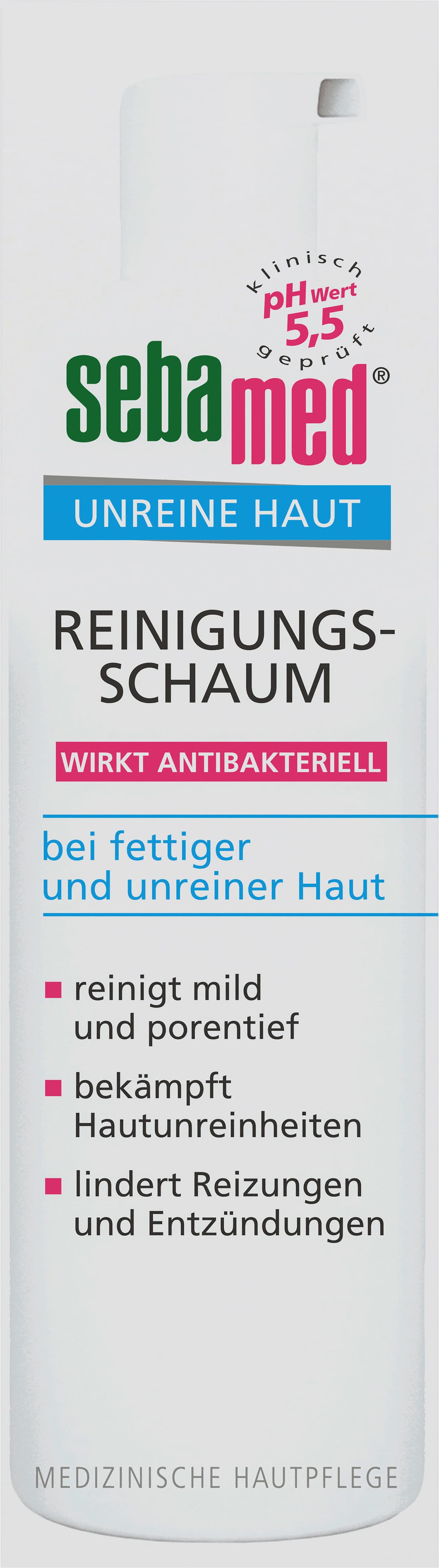 sebamed čistiaca pena pre nečistú pleť