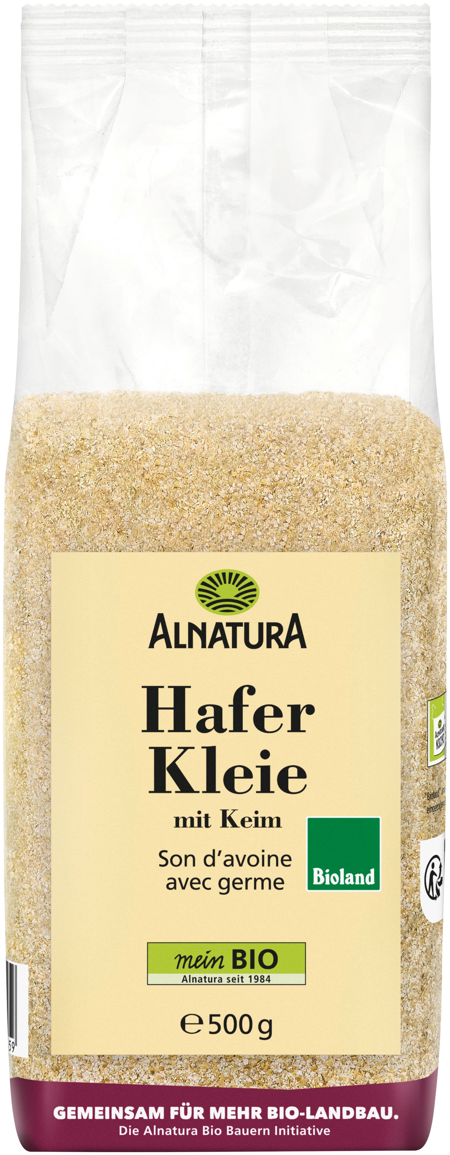 Alnatura Bioland-Haferkleie mit Keim