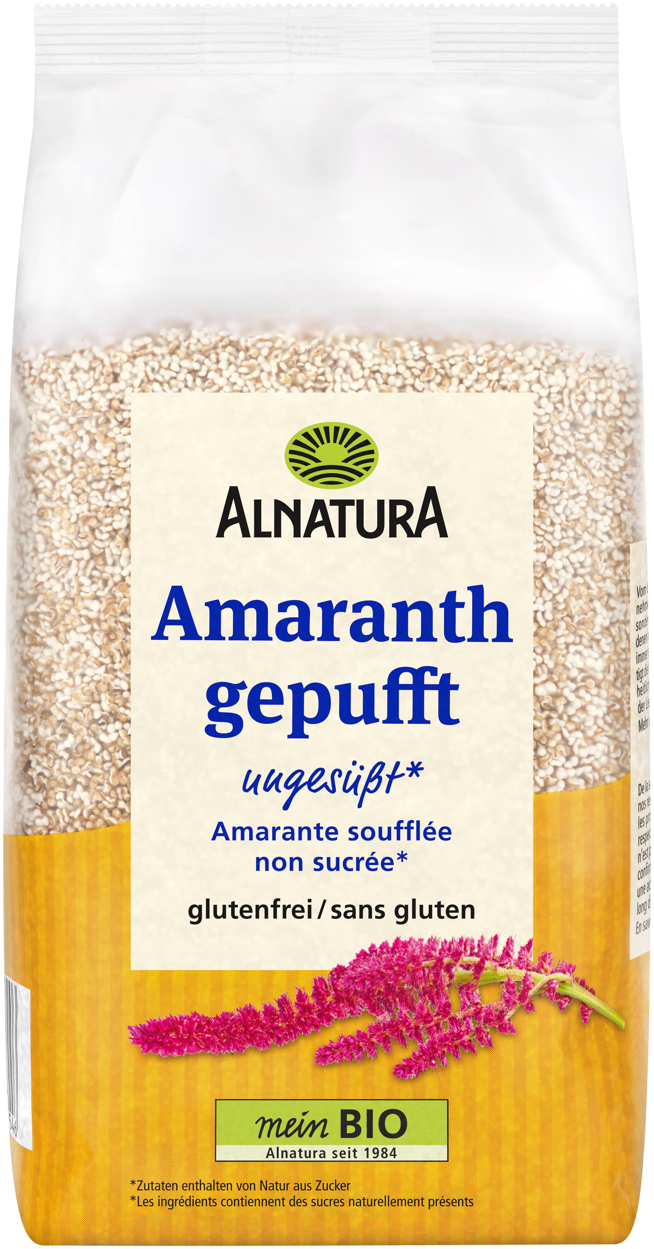 Amaranto inflado orgánico Alnatura
