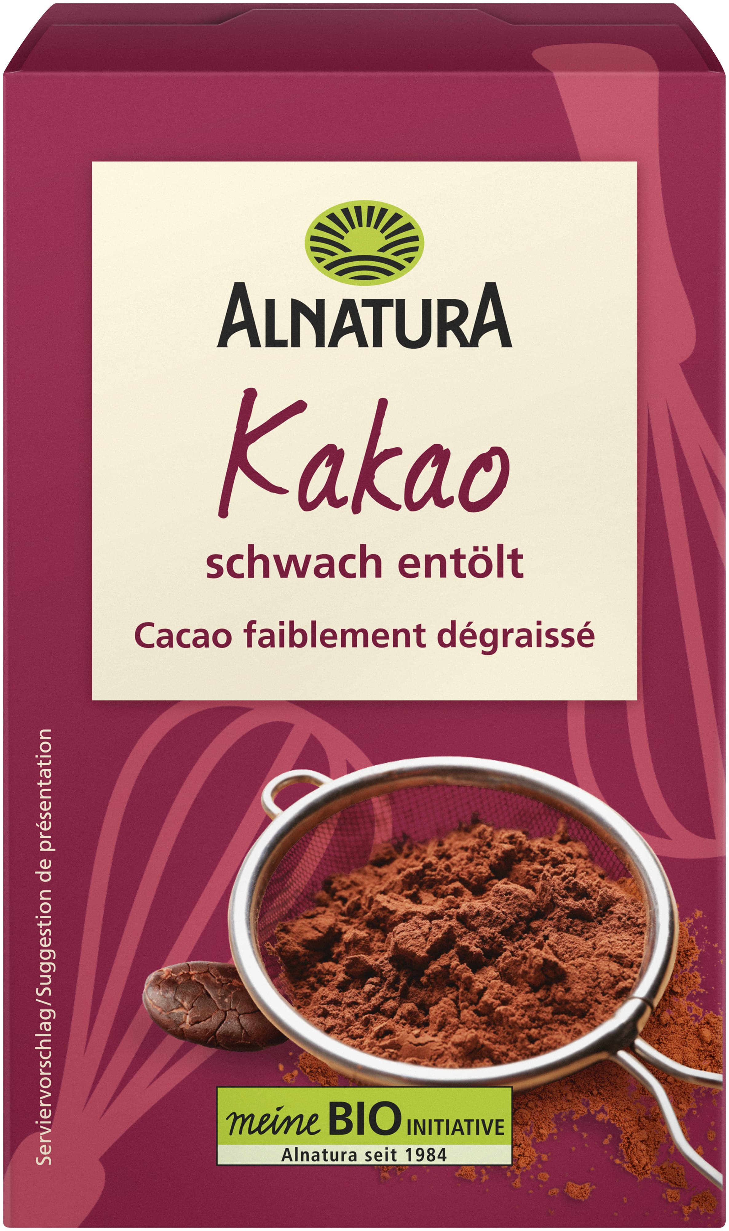 Alnatura Bio Kakao, schwach entölt