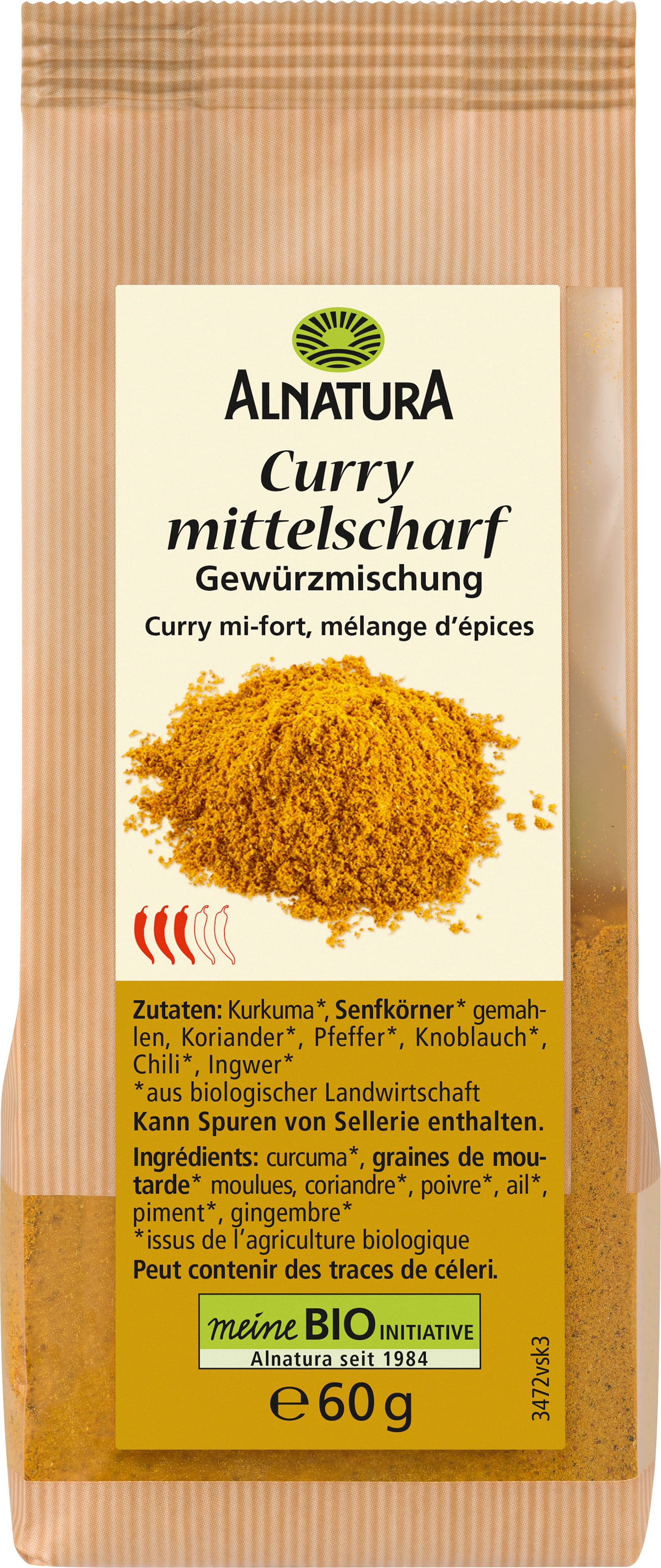 Alnatura Bio Curry mittelscharf