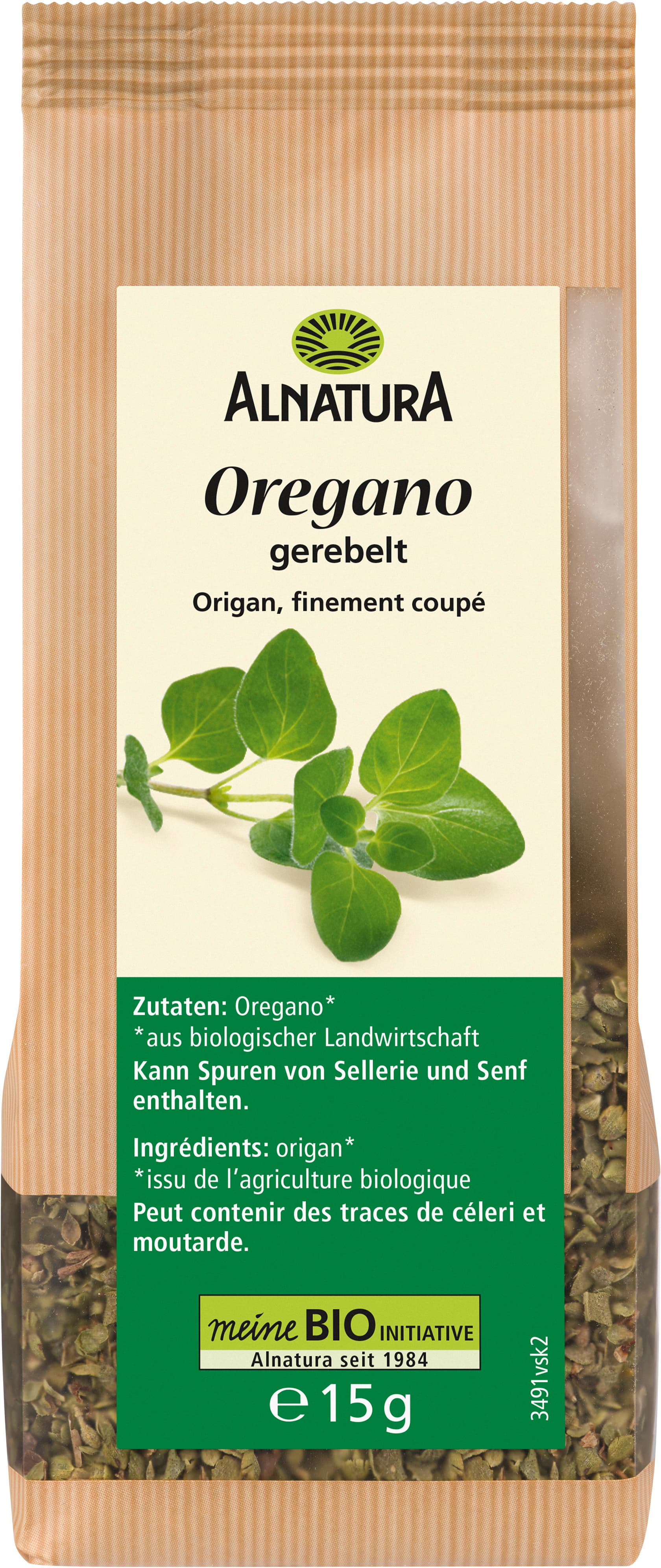 Orégano orgánico Alnatura