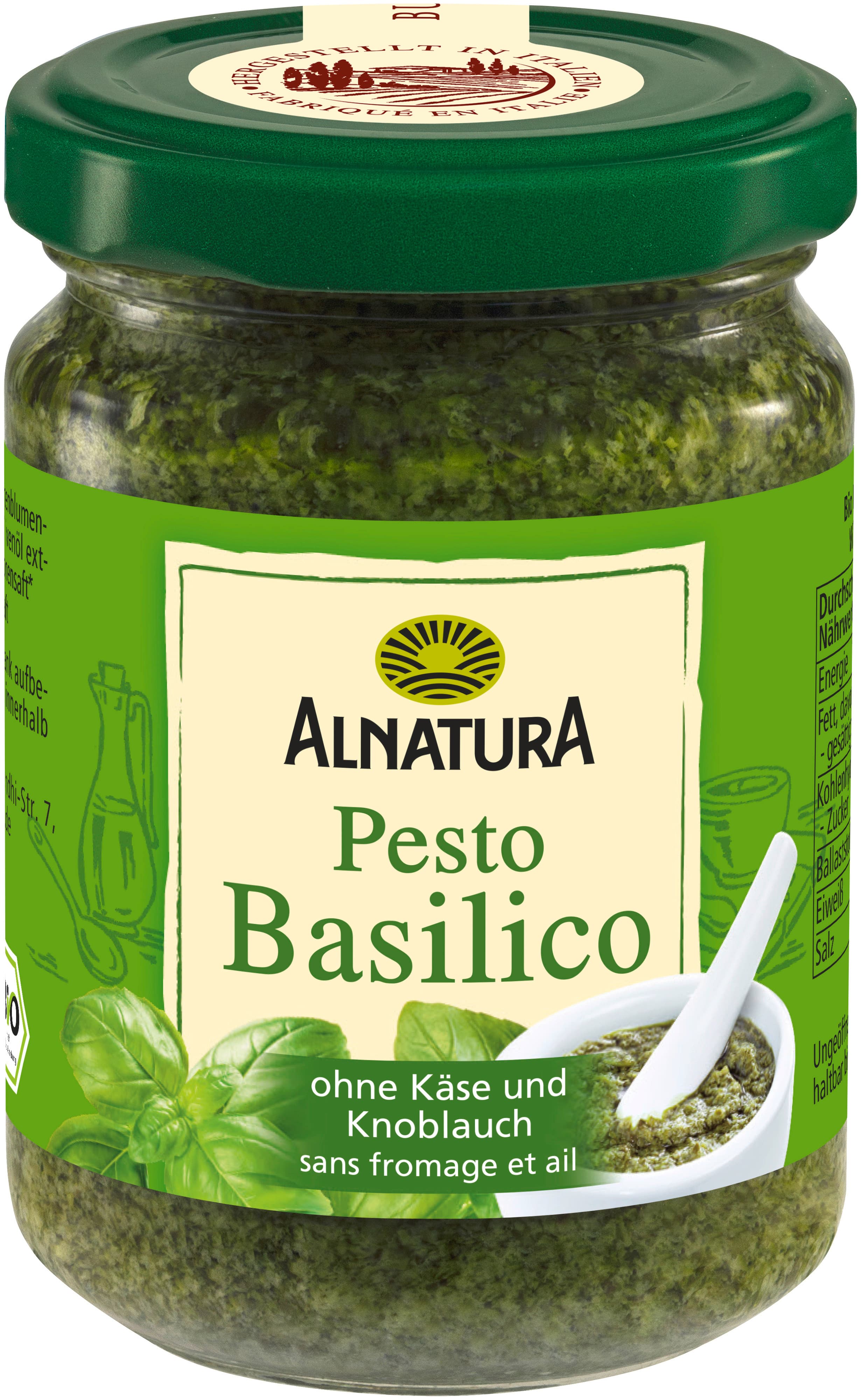 Alnatura Bio Pesto Basilico