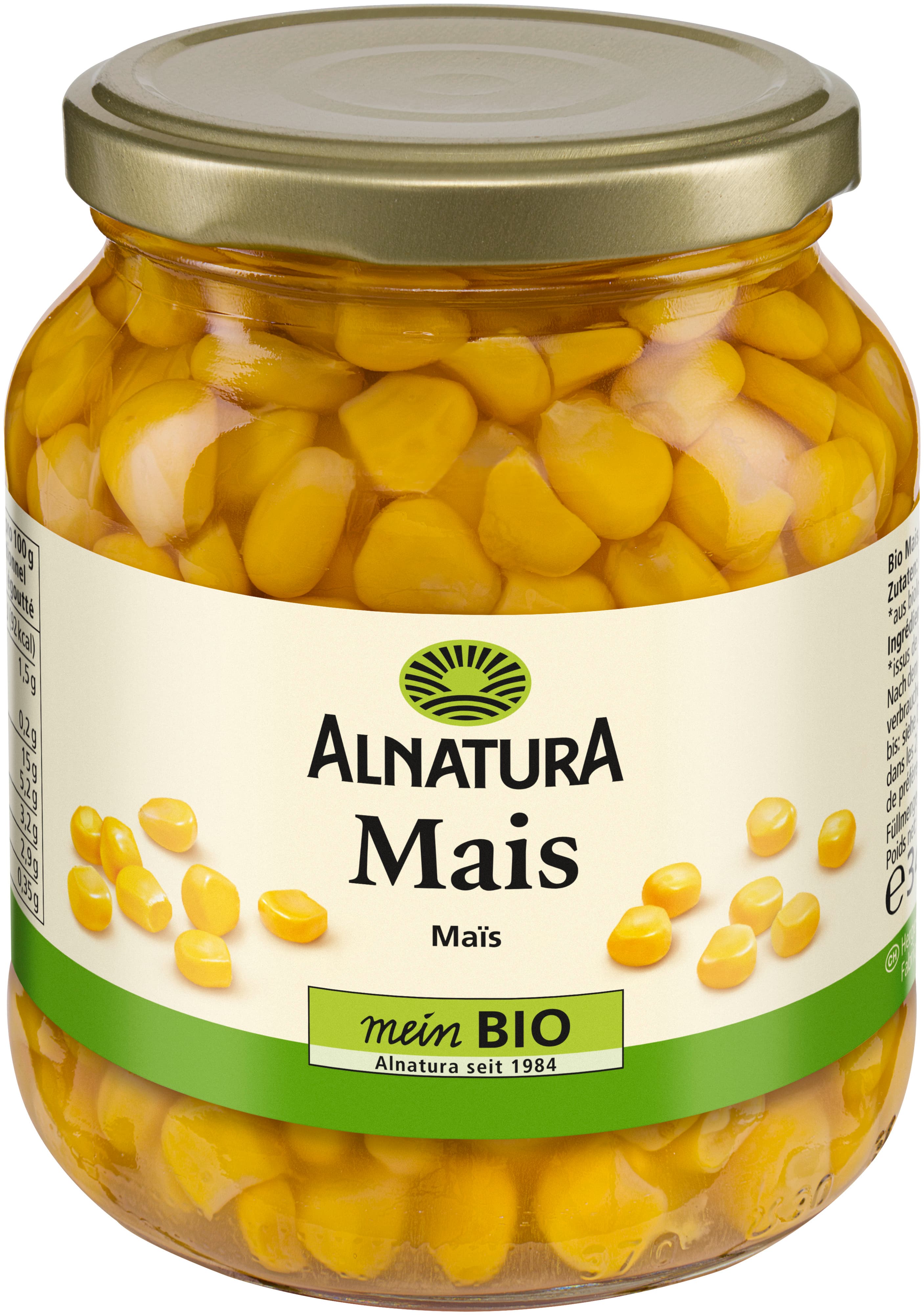 Alnatura Bio Mais, Glas