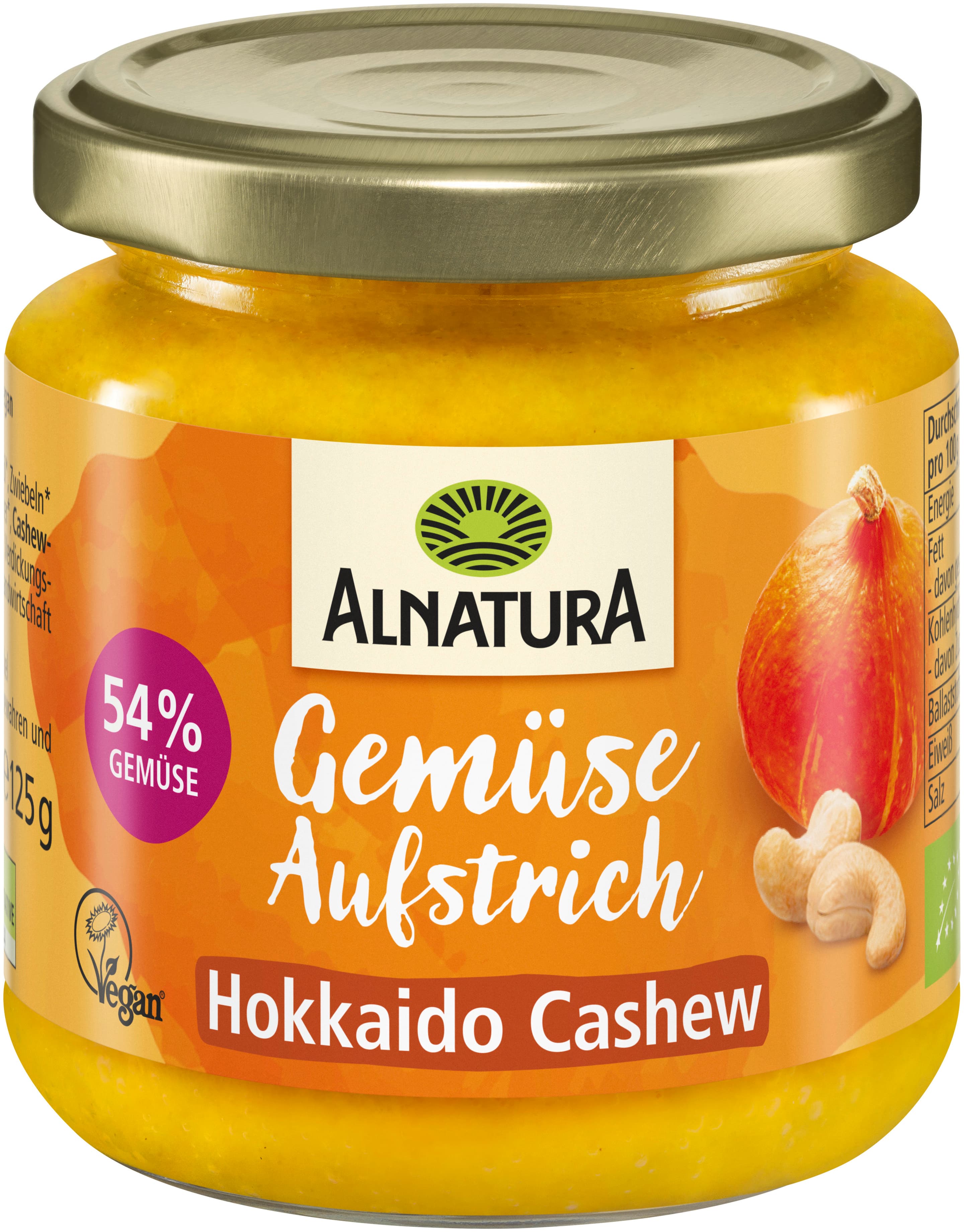 Alnatura Bio Brotaufstrich Hokkaido-Kürbis