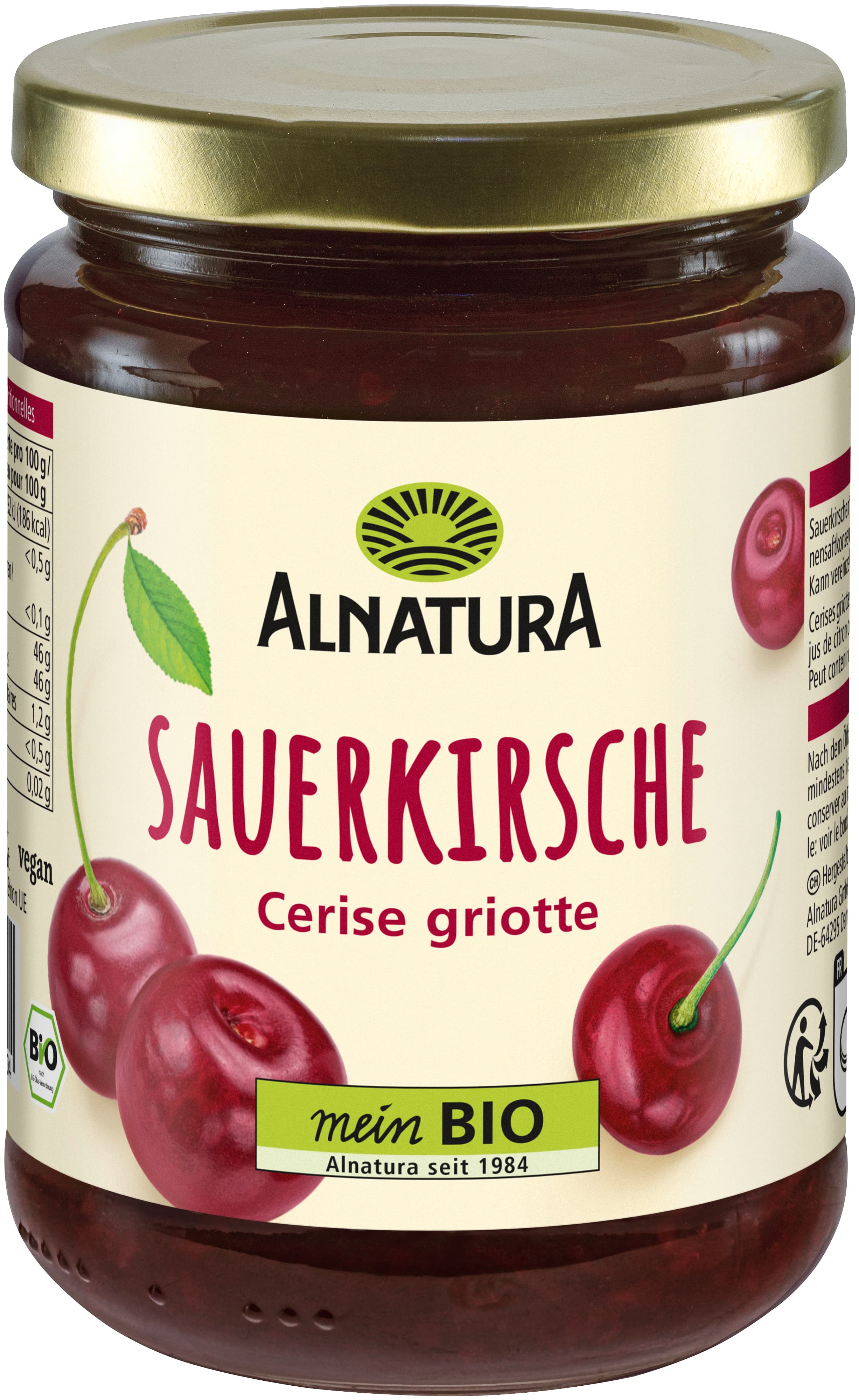Alnatura Bio Fruchtaufstrich Sauerkirsch