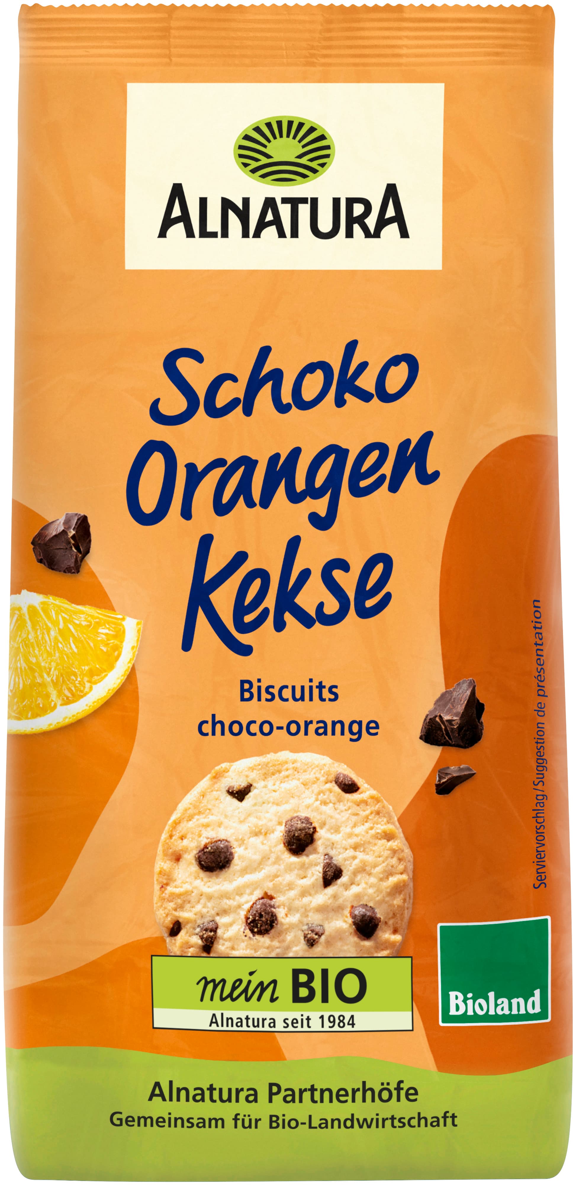 Alnatura Bioland-Schoko Orangen Kekse