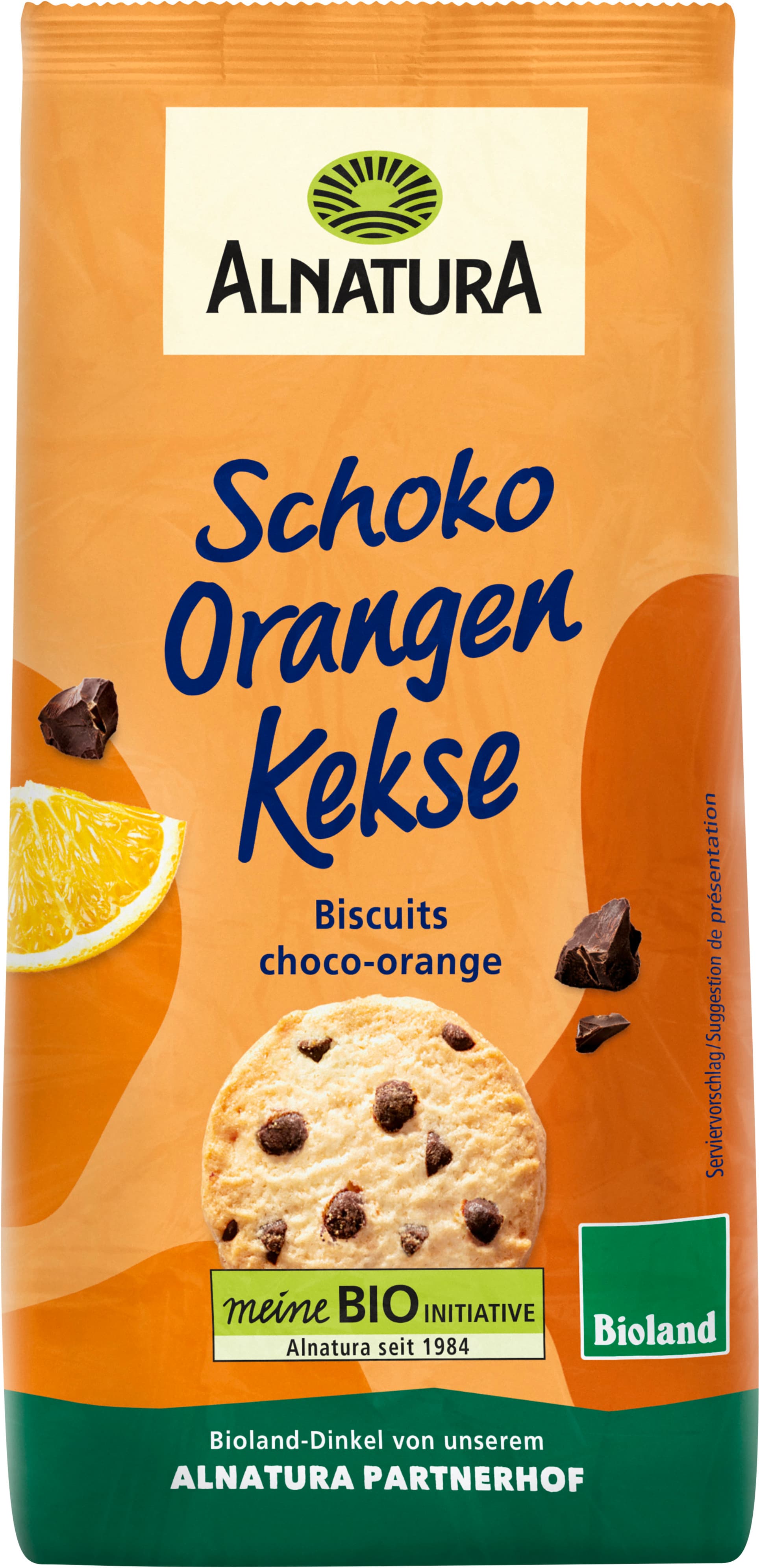 Alnatura Bioland-Schoko Orangen Kekse